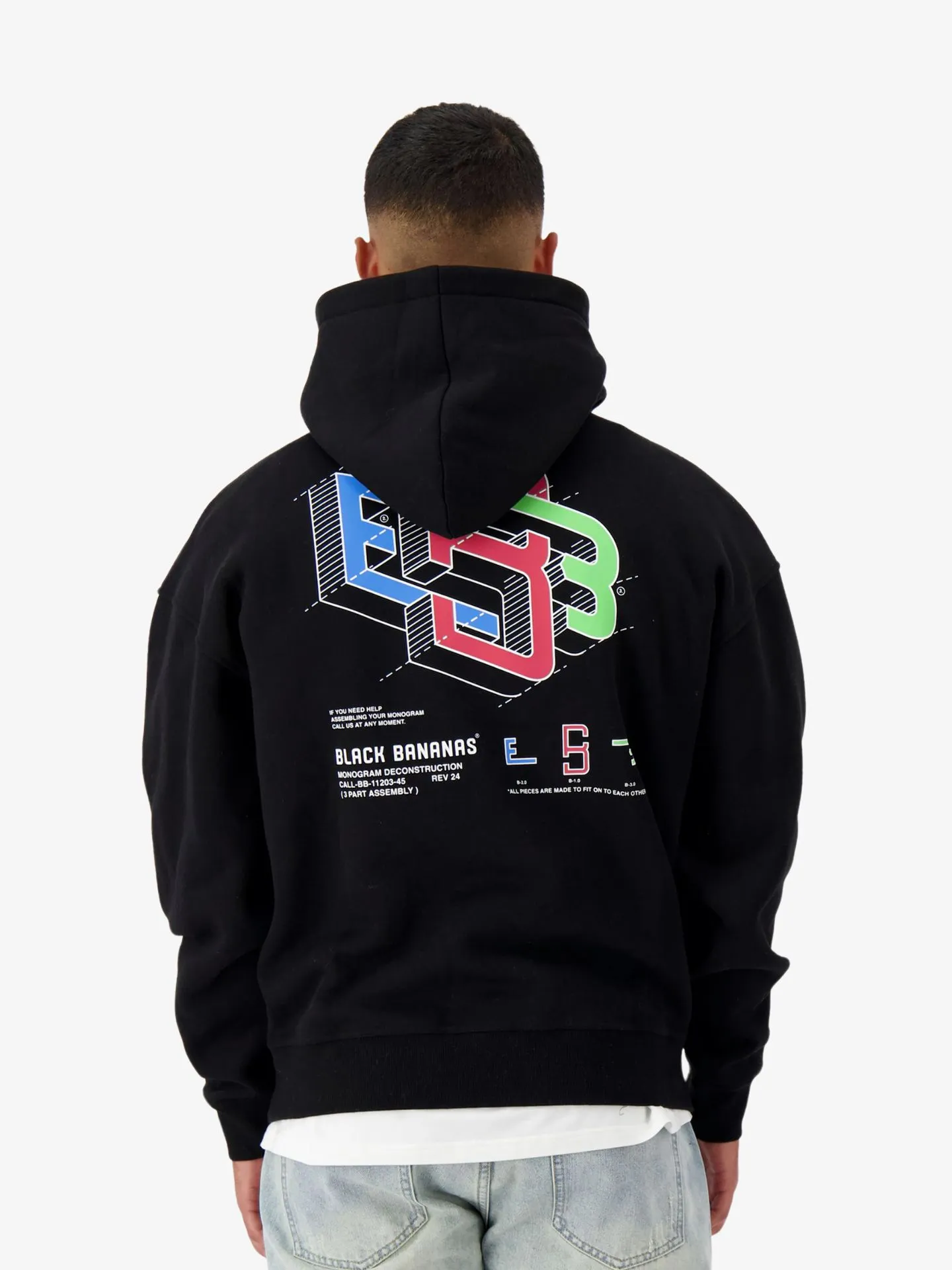 Black Bananas Deconstruction hoody