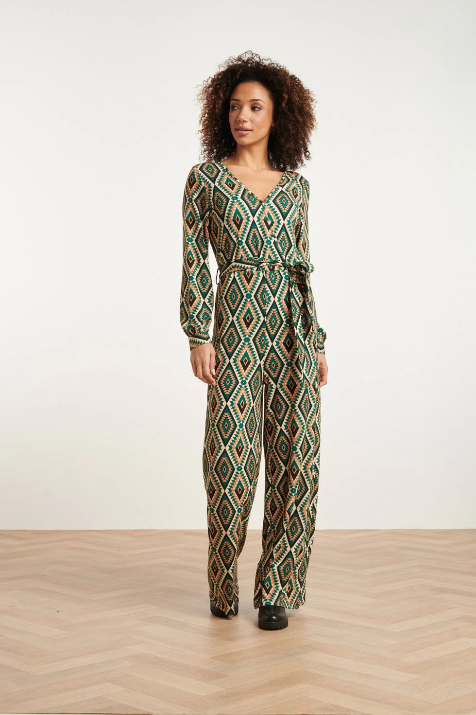 Smashed Lemon 24760 aztec print jumpsuit