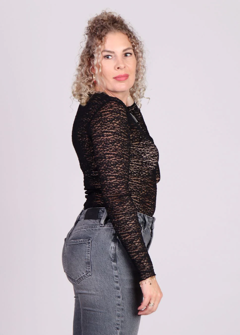 Grace & Mila E en body mouwen otello