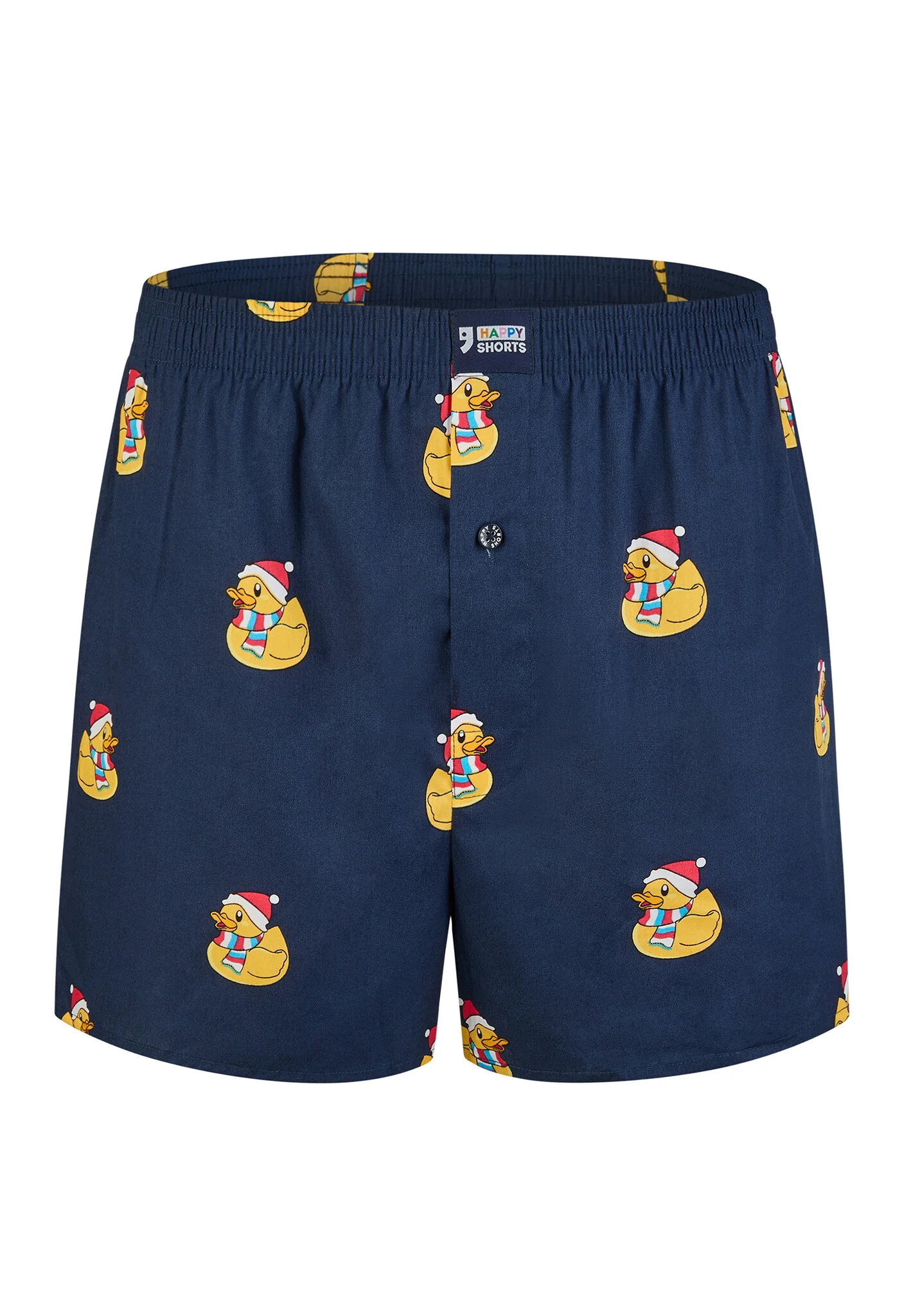 Happy Shorts Heren wijde boxershorts kerst print duck