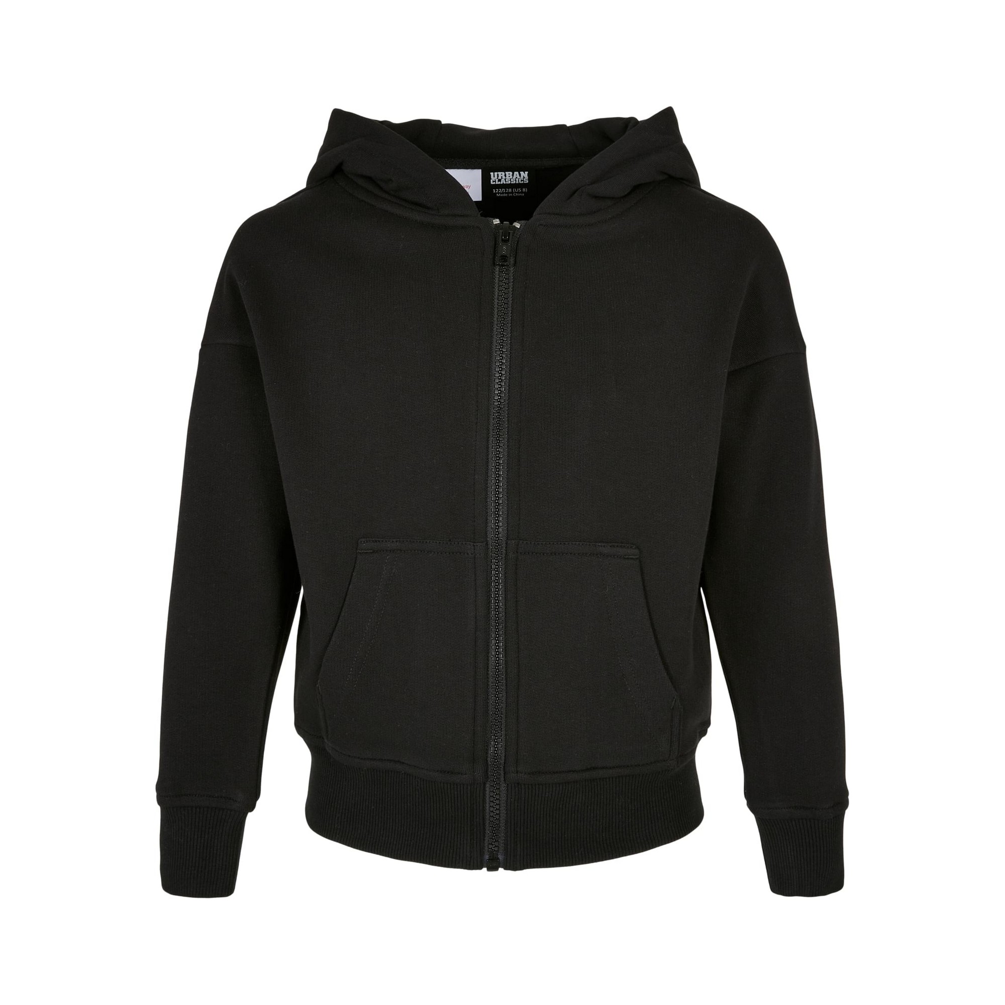 Urban Classics Meisjes badstof organic full zip hoodie