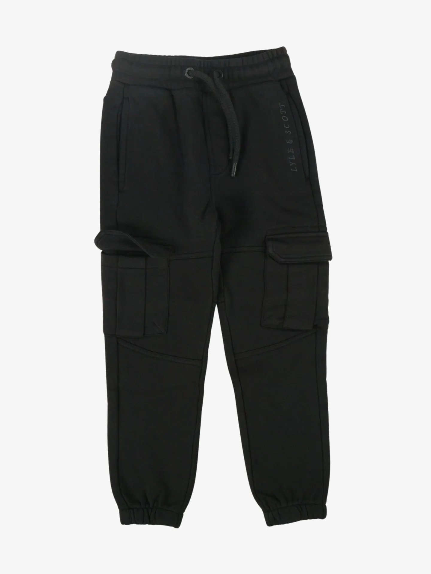 Lyle and Scott Jongens joggingbroek cargo pocket zwart