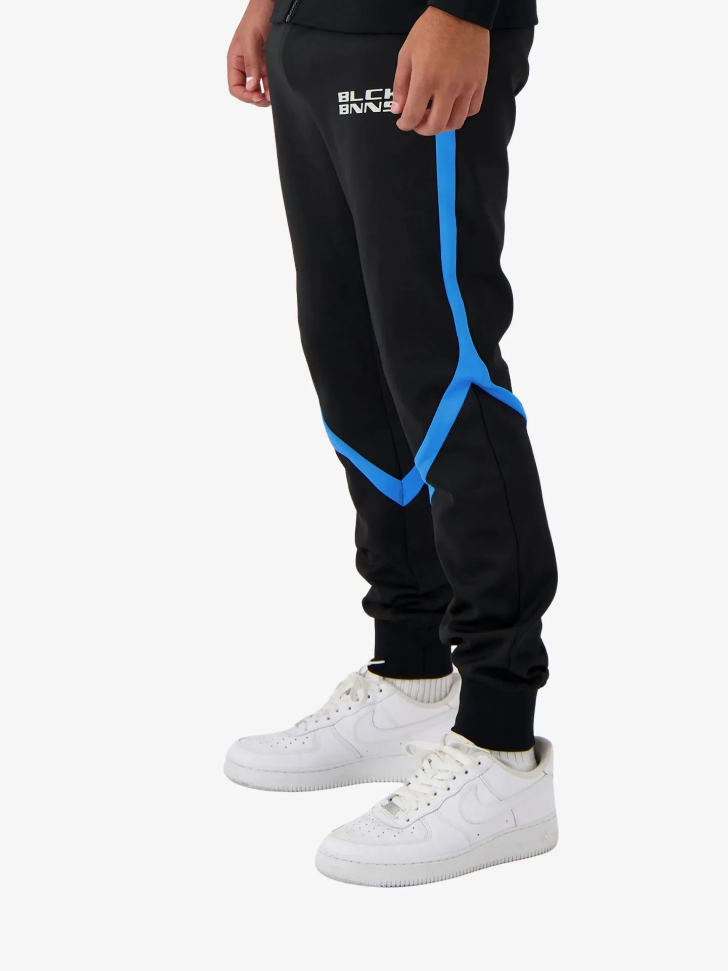 Black Bananas Heren joggingbroek align trackpants zwart