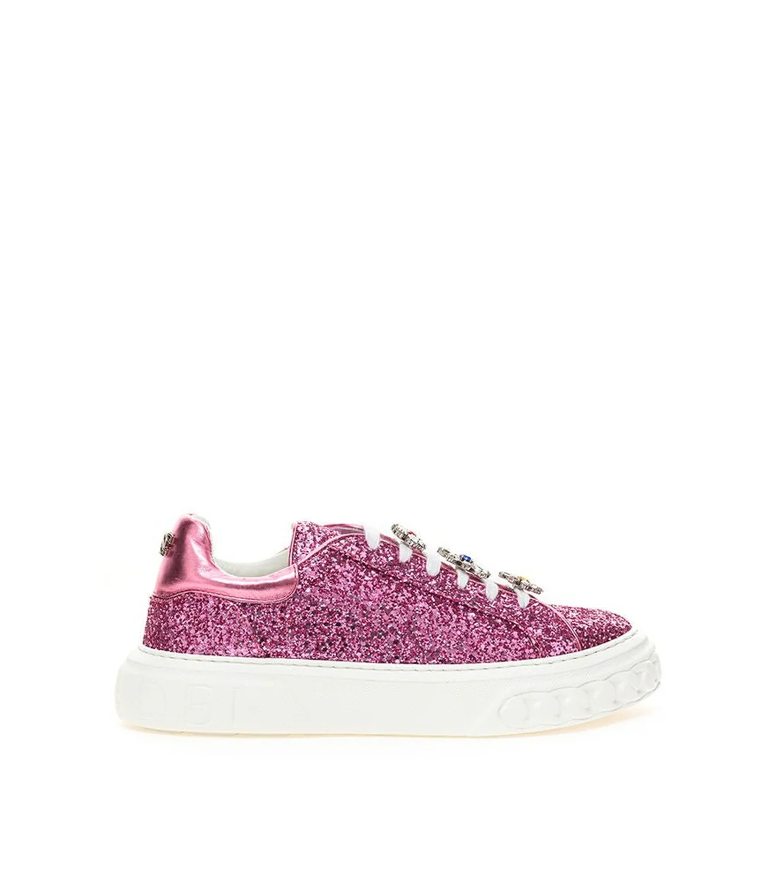 Casadei Leren disk sneakers