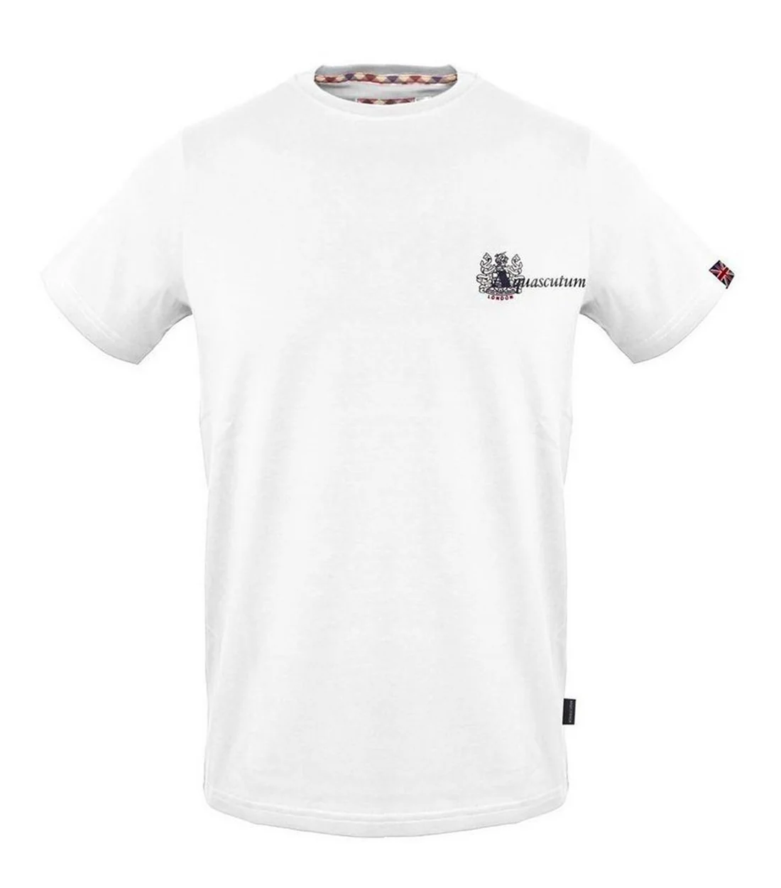 Aquascutum Te katoenen t-shirt met contrasterend logo