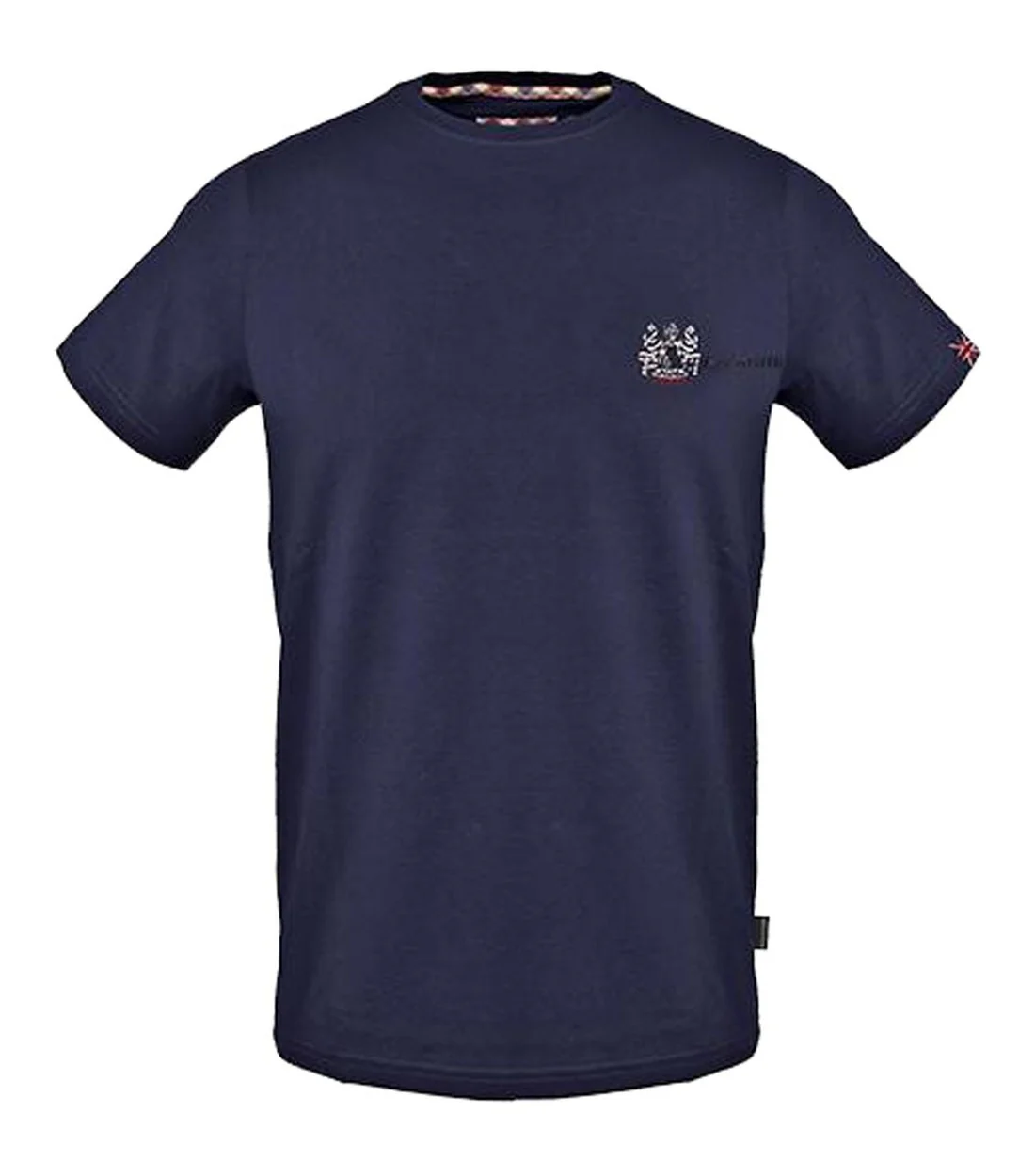 Aquascutum Katoenen t-shirt met contrasterend logo