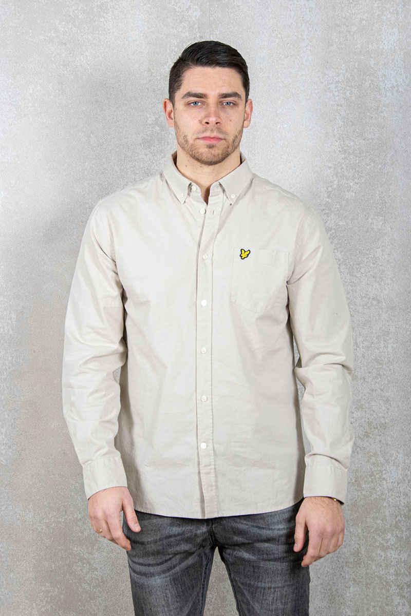 Lyle and Scott Cotton linen button down shirt