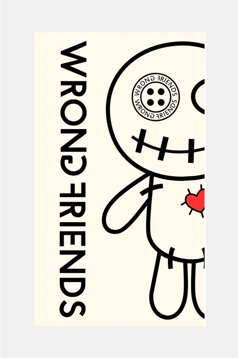 Wrong Friends Pula beach towel