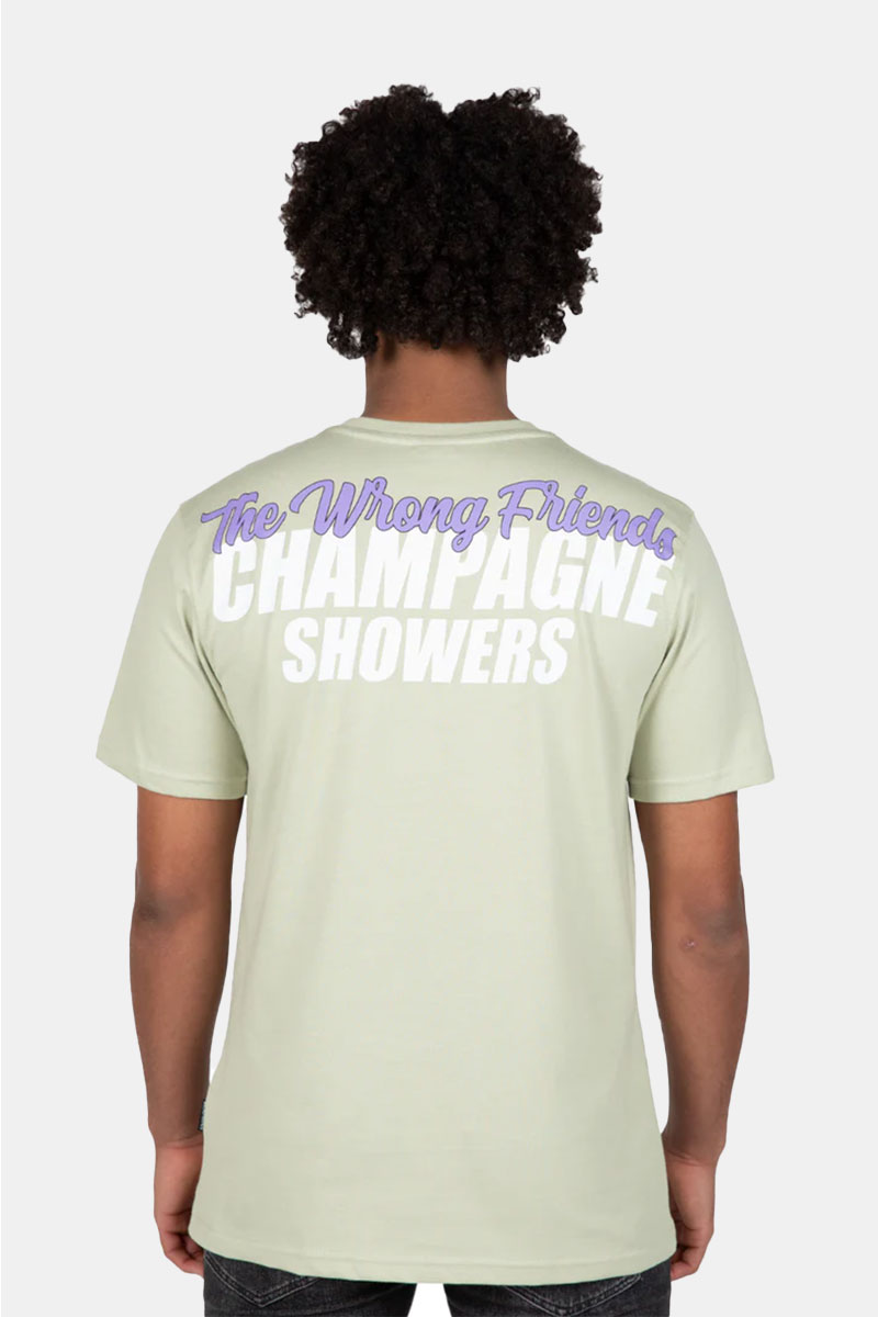 Wrong Friends Champagne showers t-shirt