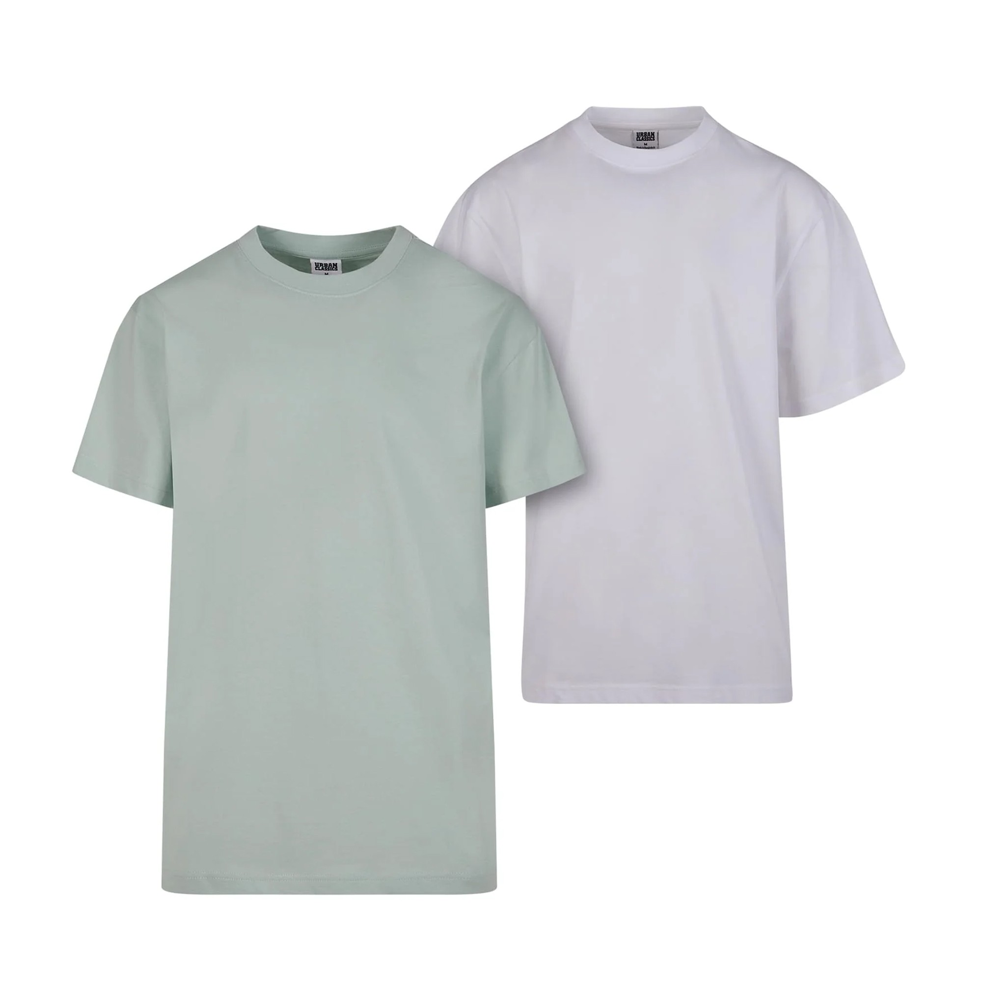 Urban Classics Heren-t-shirt lang (set van 2)