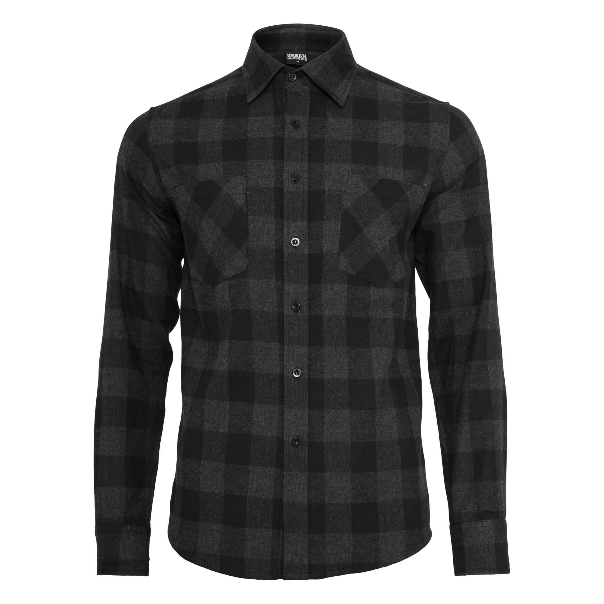 Urban Classics Heren geruit flannel shirt