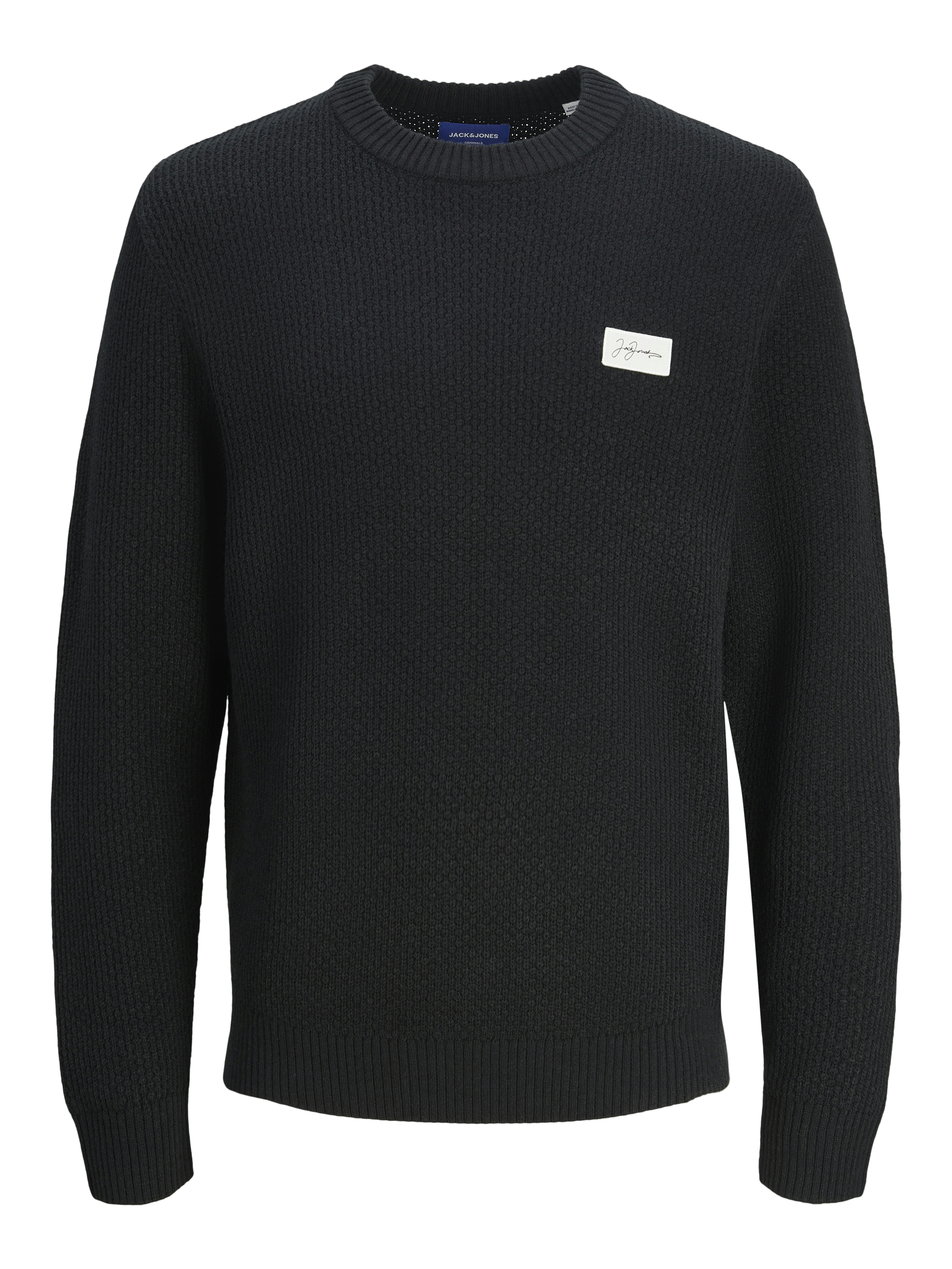 Jack & Jones Jorportland badge knit crew neck