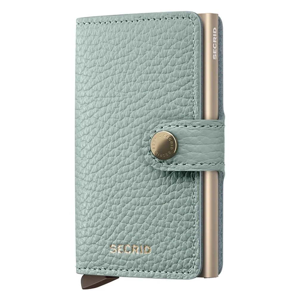 Secrid Mpe miniwallet pebble sea green