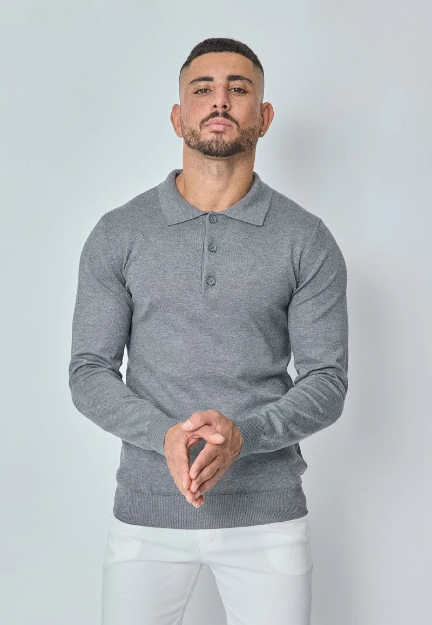 Défaut Paris Polo knitwear long sleeve longsleeves m300