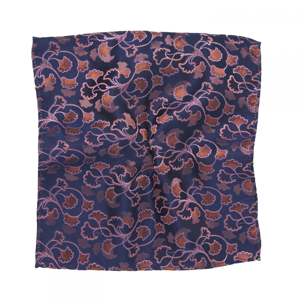 Tresanti Sevan | woven silk pocket square leaves |