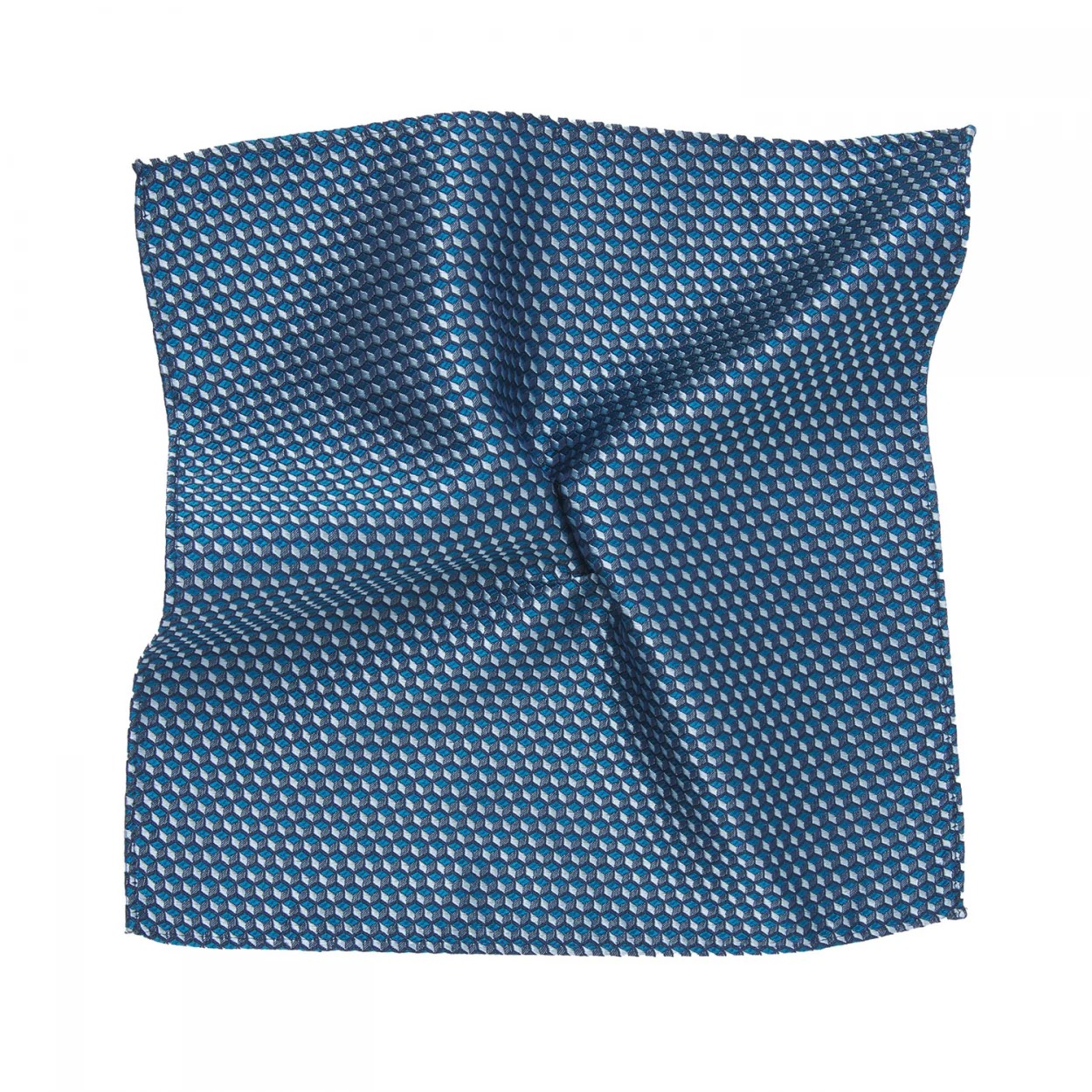 Tresanti Sandor | woven silk pocket square honeycomb |