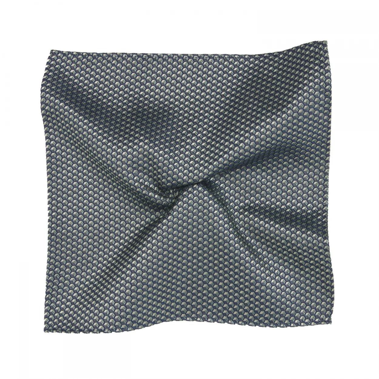 Tresanti Sandor | woven silk pocket square honeycomb |