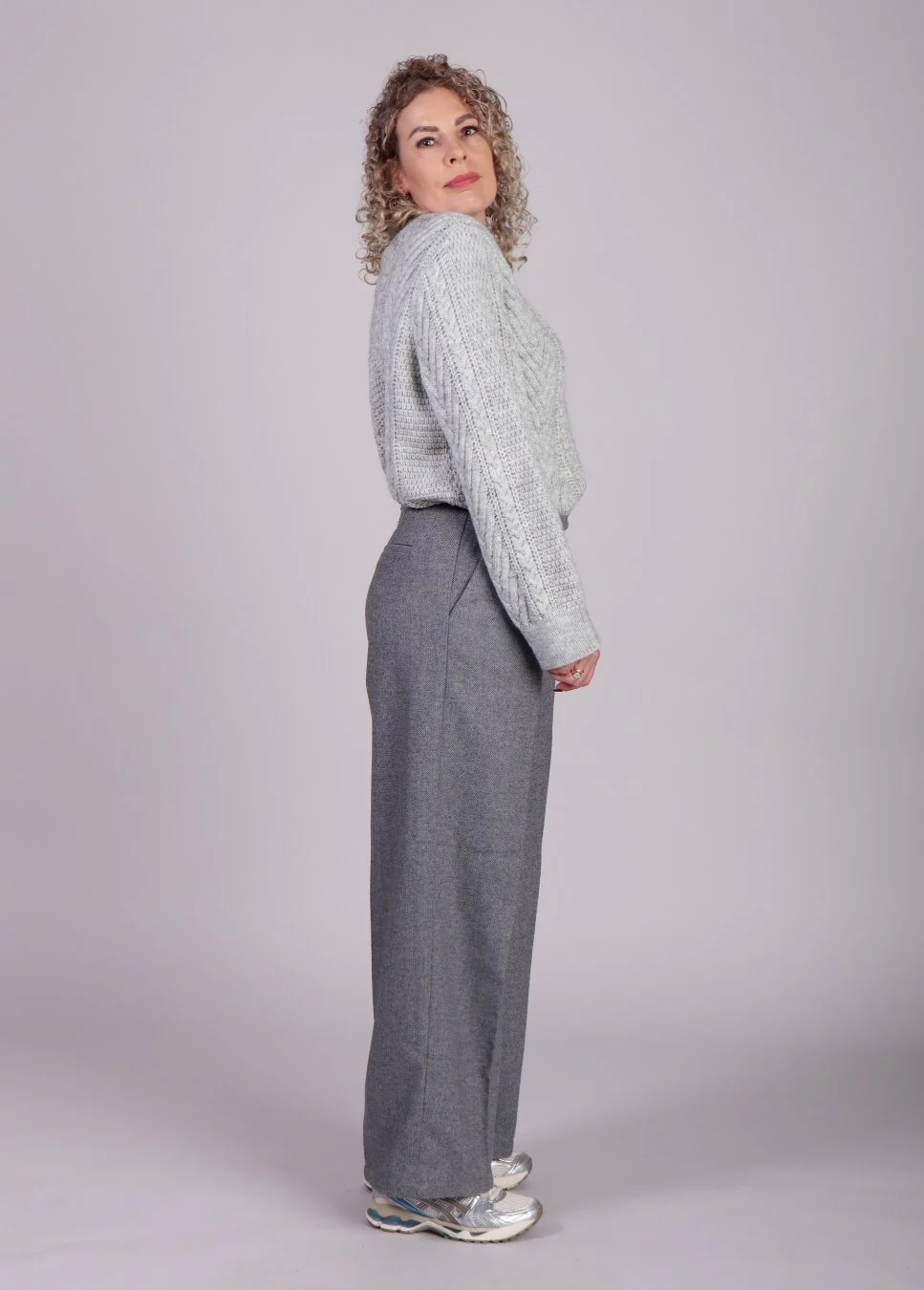Modström Grijze pantalon lissie