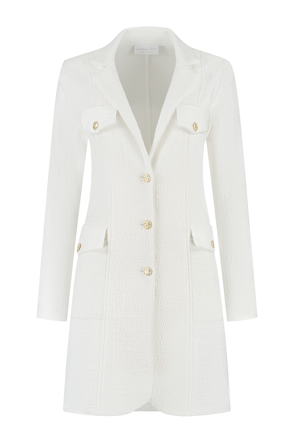 Helena Hart Blazer mave boucle 7596 ecru