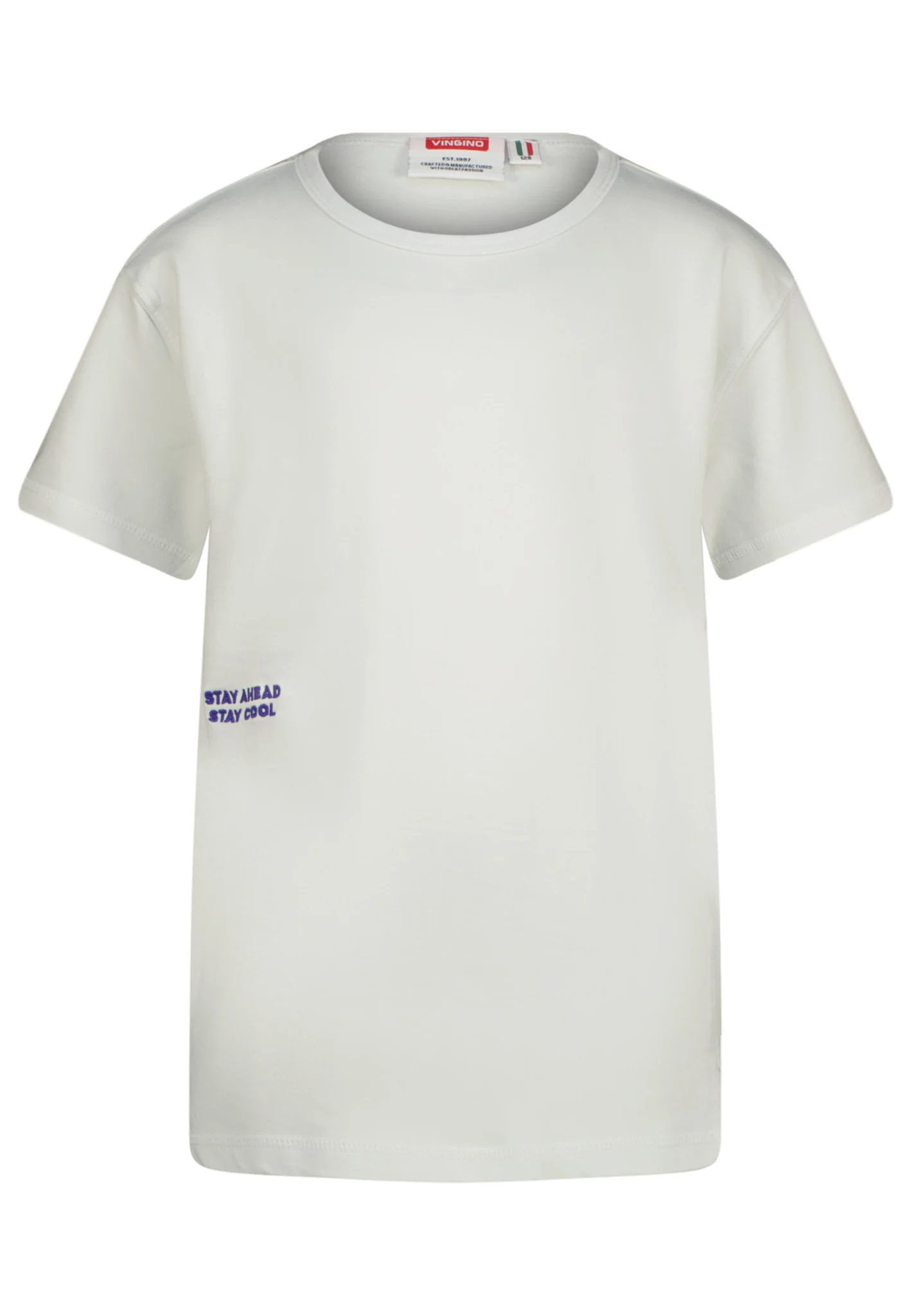 Vingino Jongens t-shirt hank boxy fit pearl