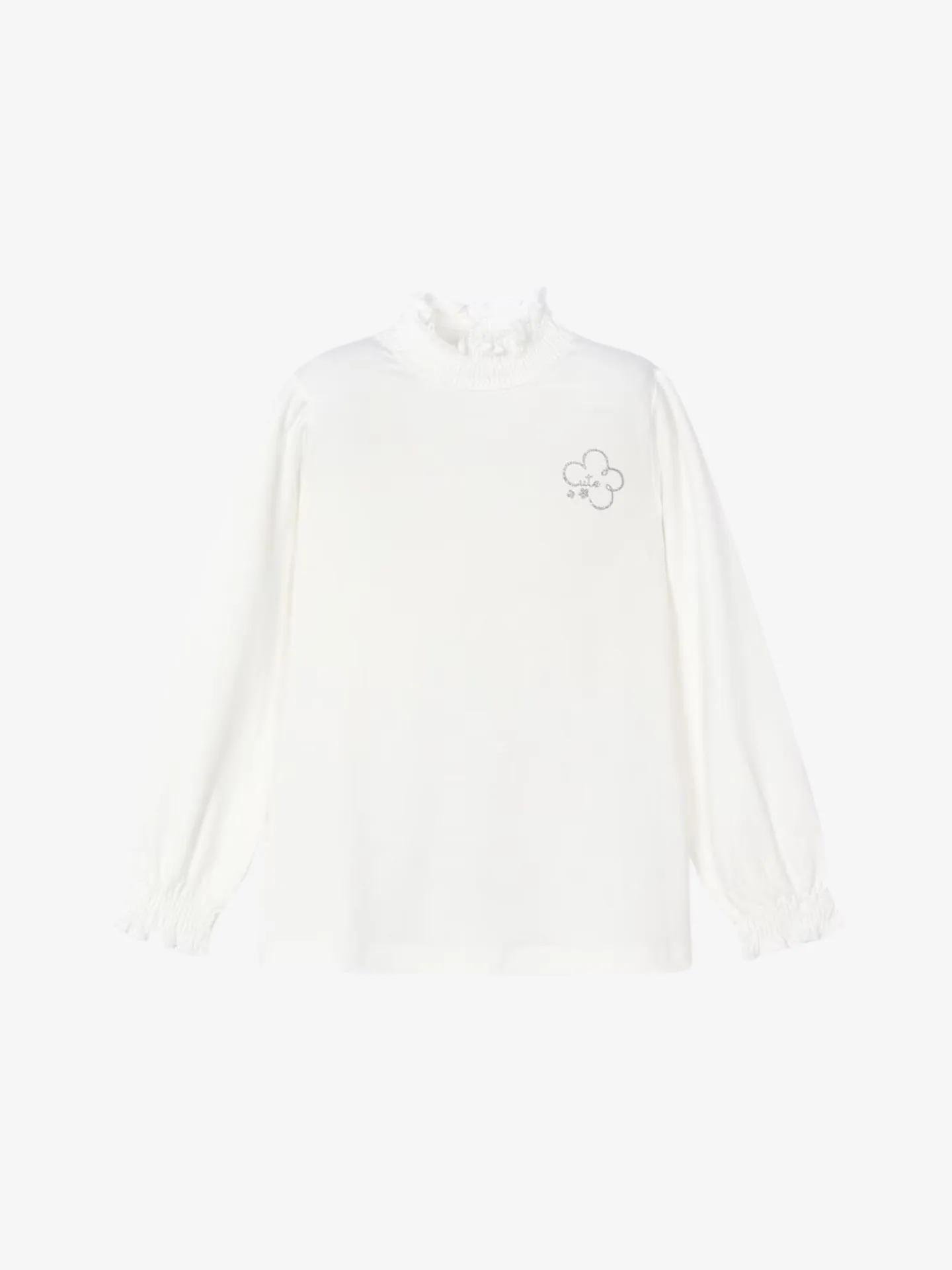 Mayoral Meisjes shirt longsleeve natural