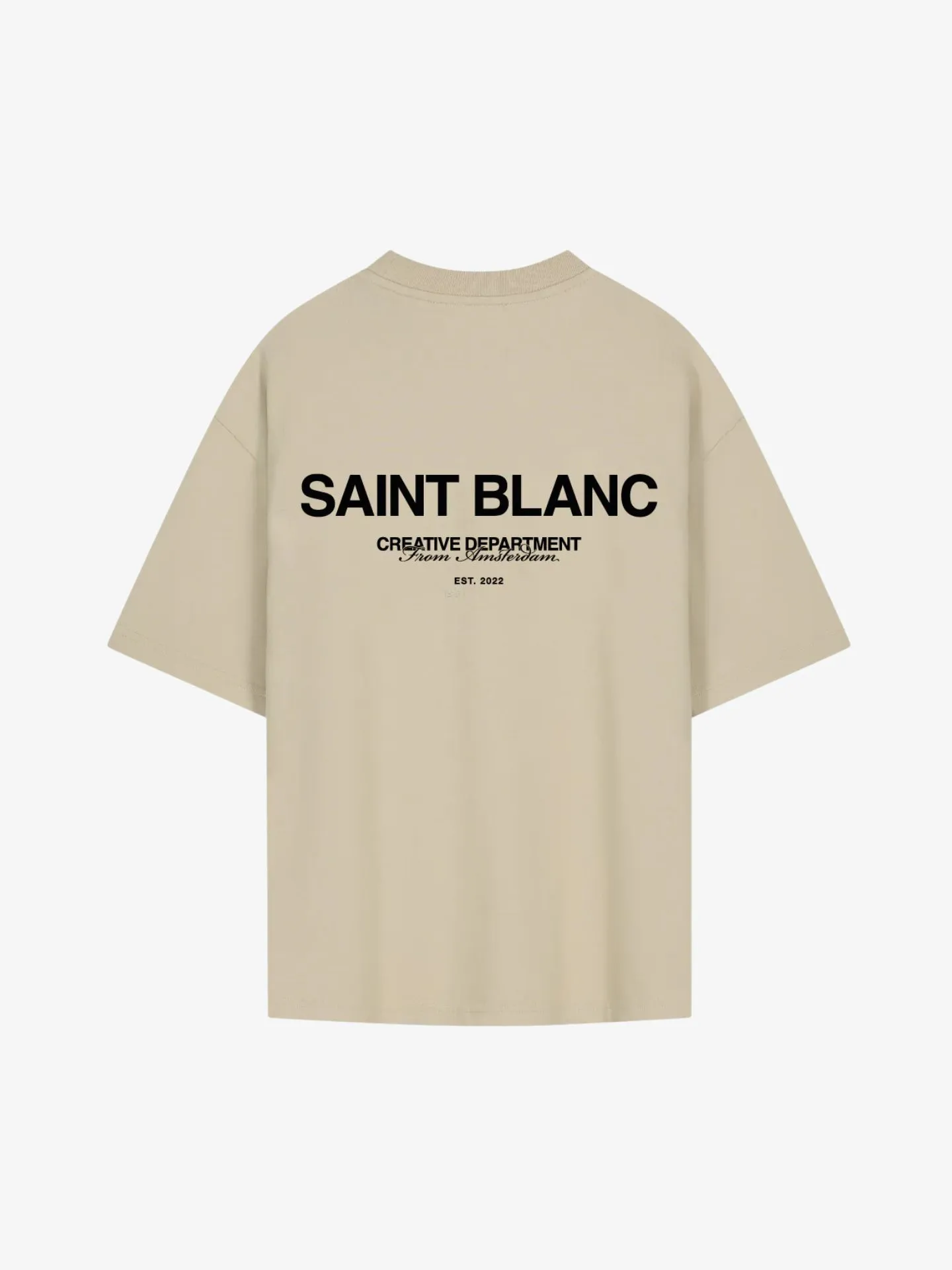 Saint Blanc Heren shirt no. 1 taupe