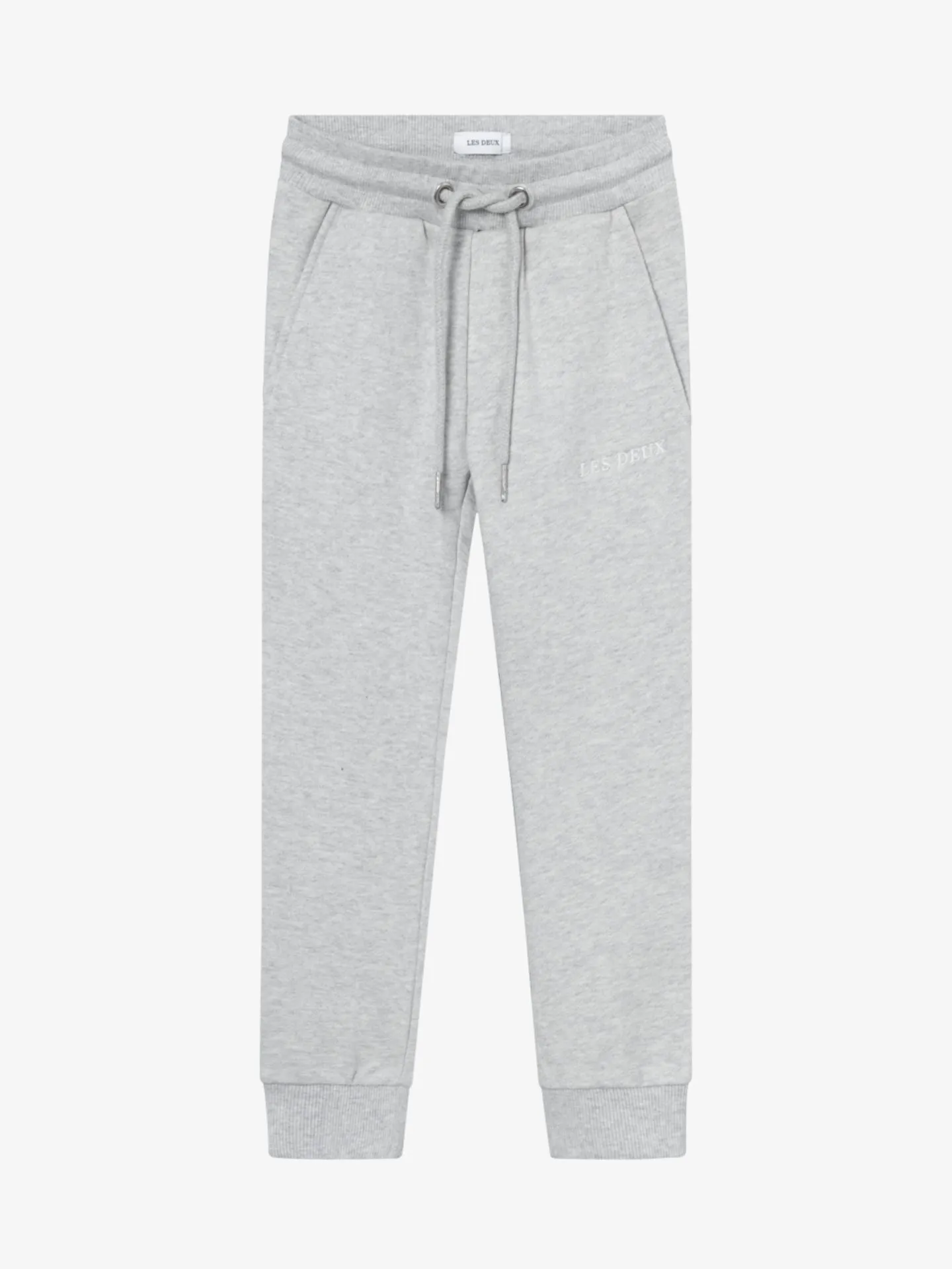 Les Deux Jongens joggingbroek dexter snow melange