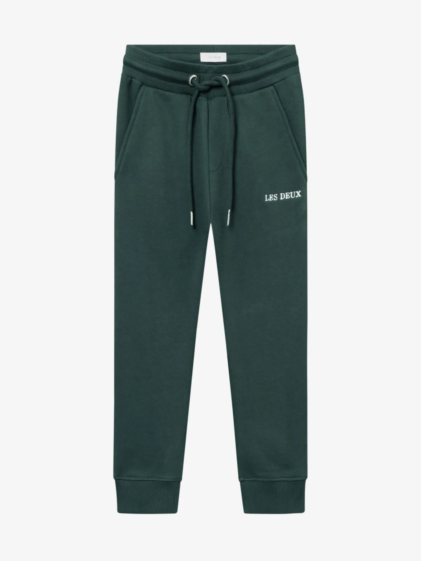 Les Deux Jongens joggingbroek dexter pine green