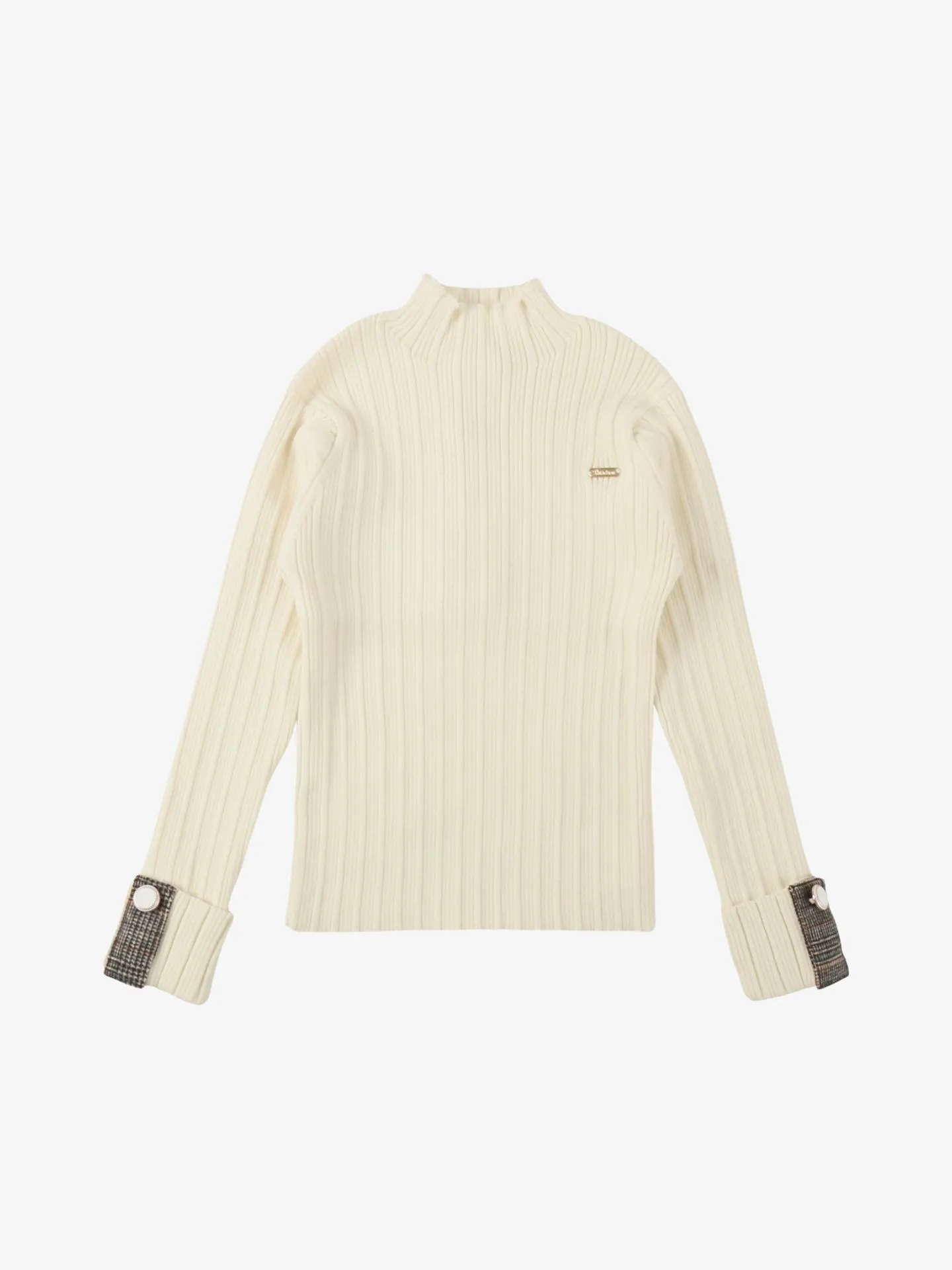 Patachou Meisjes top rib turtleneck