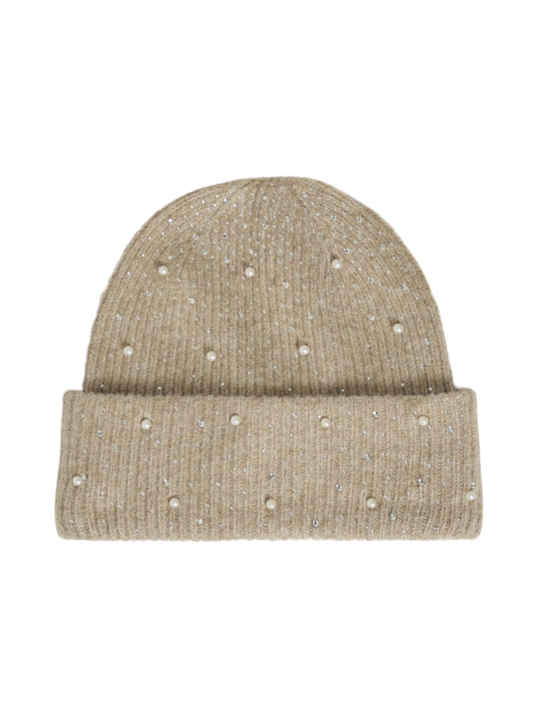 Vila visummer beanie/ef 14099942 natural melange