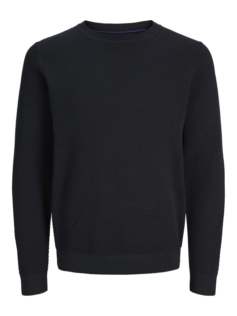 Jack & Jones jprblunoah knit crew neck bf ln 12265328 black beauty