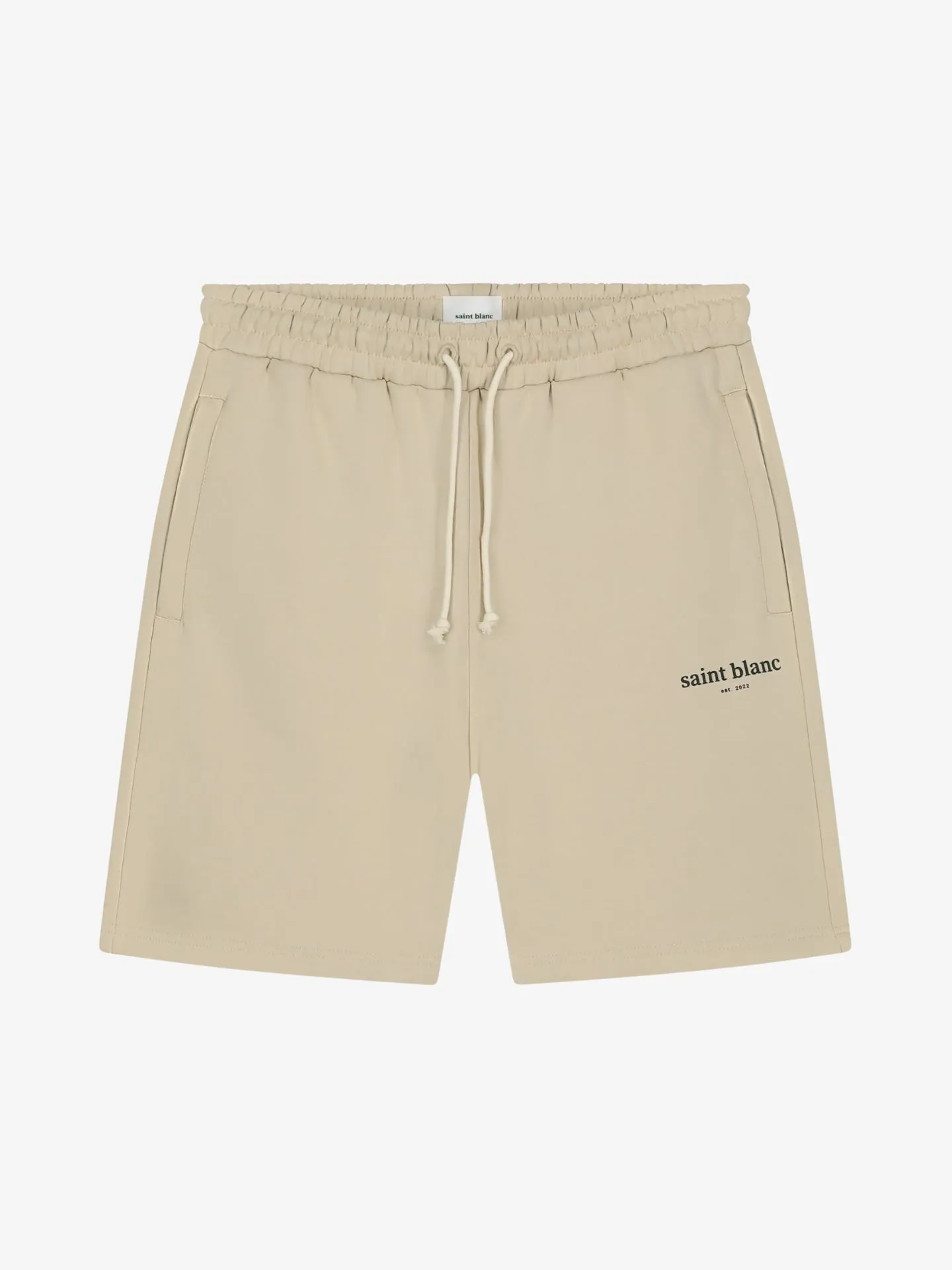 Saint Blanc Heren short blanc taupe