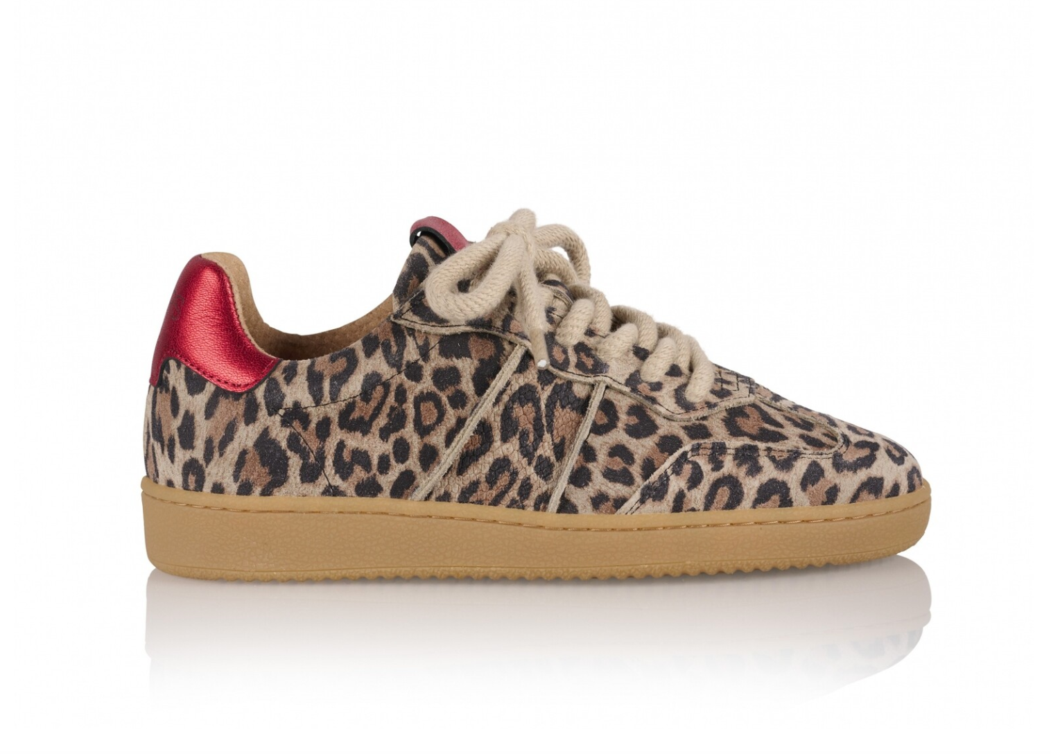 DWRS Label Poona leopard /red