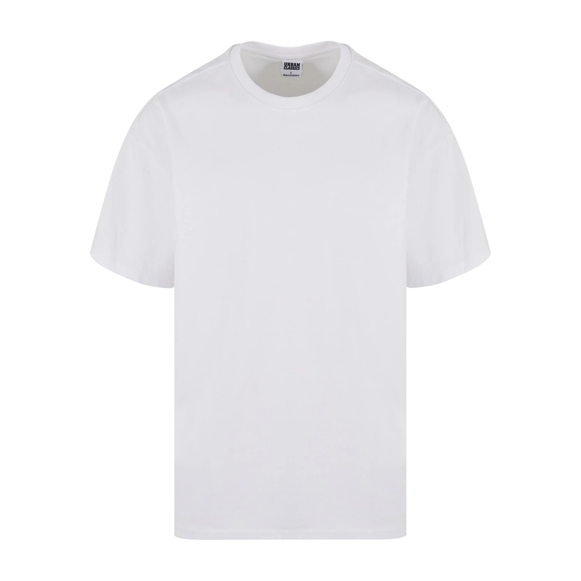 Urban Classics Heren golvend logo zwaargewicht oversized t-shirt