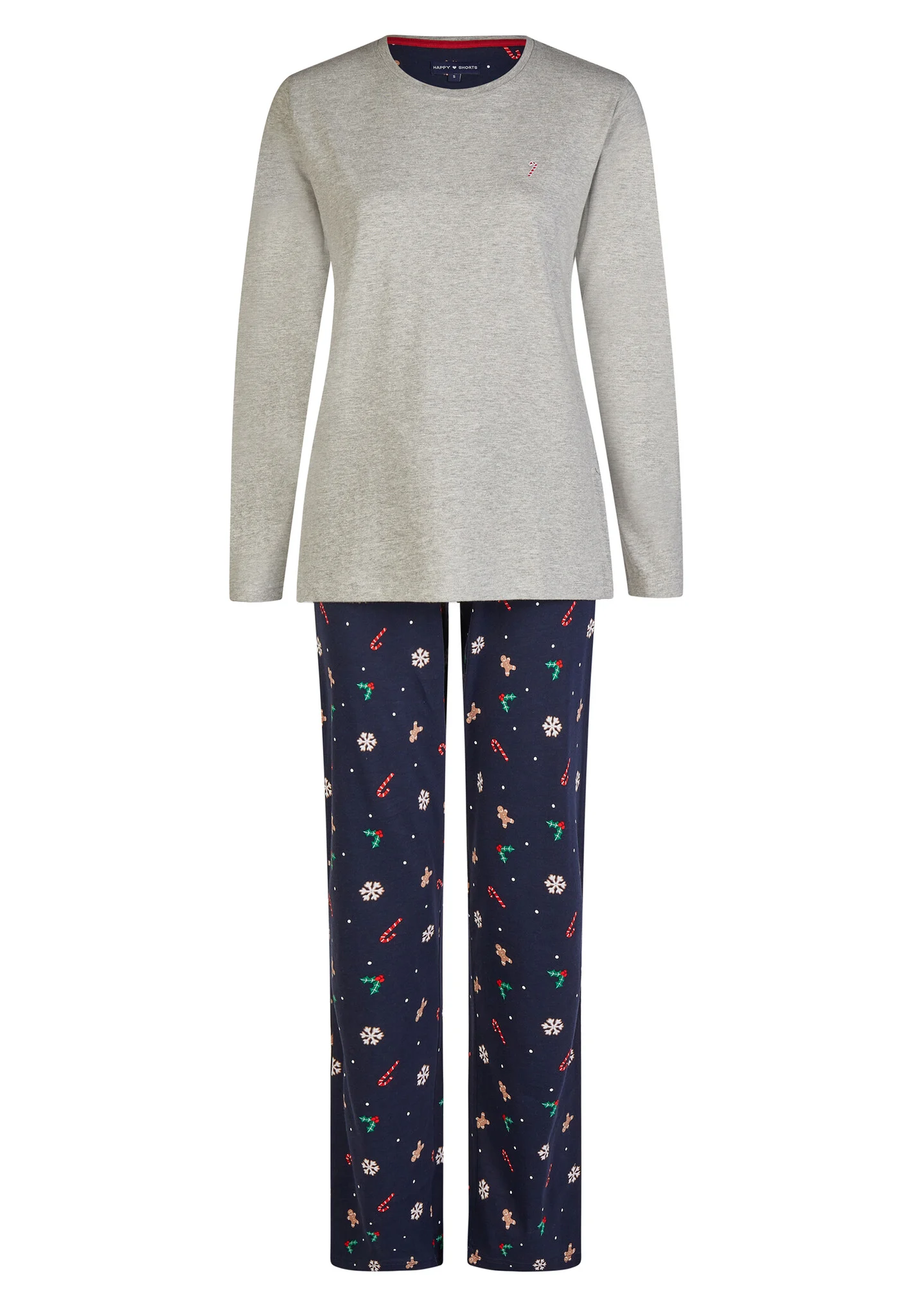 Happy Shorts Dames kerst pyjama set met print xmas