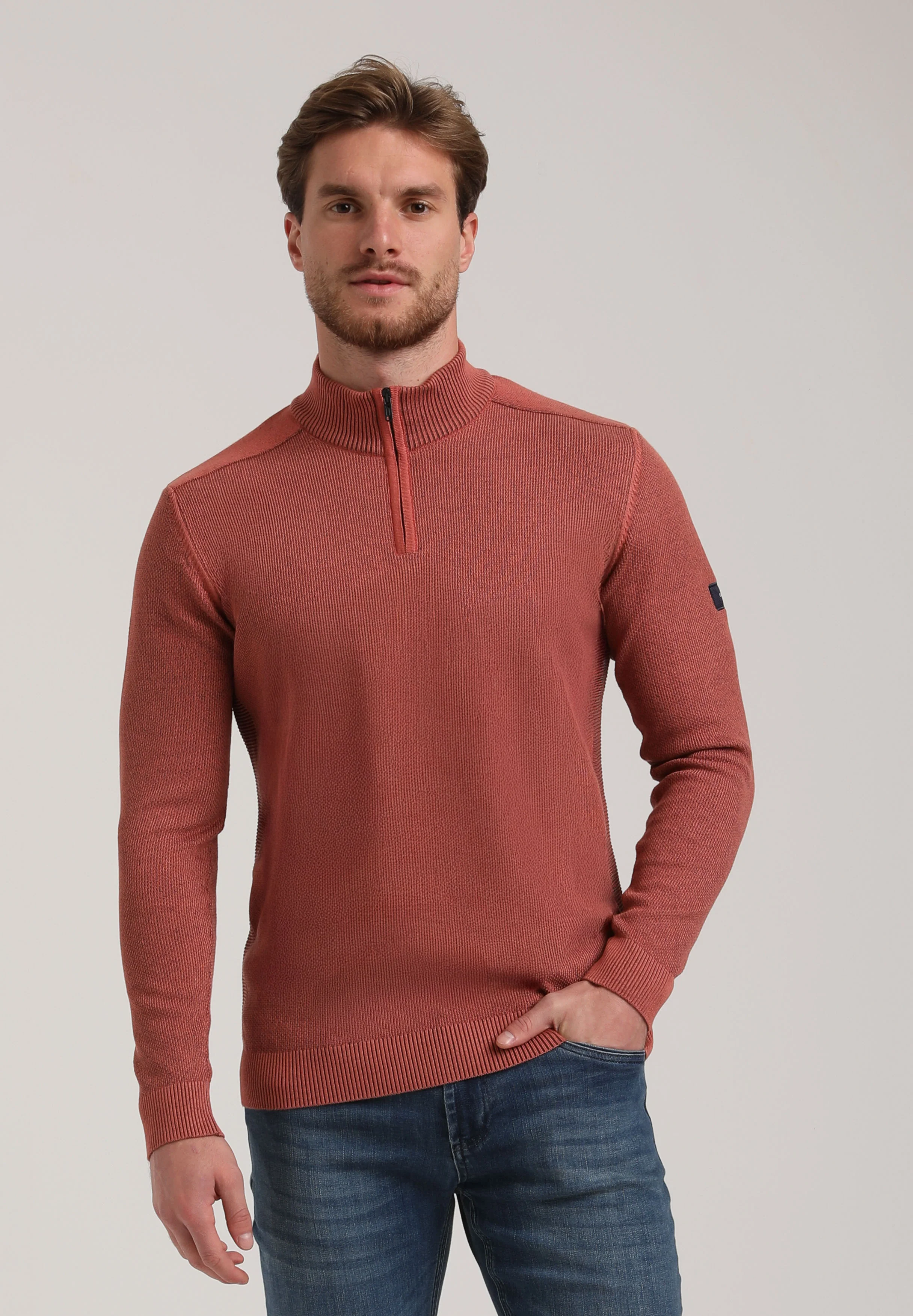 Gabbiano Heren shirt 615265 4000 deep coral