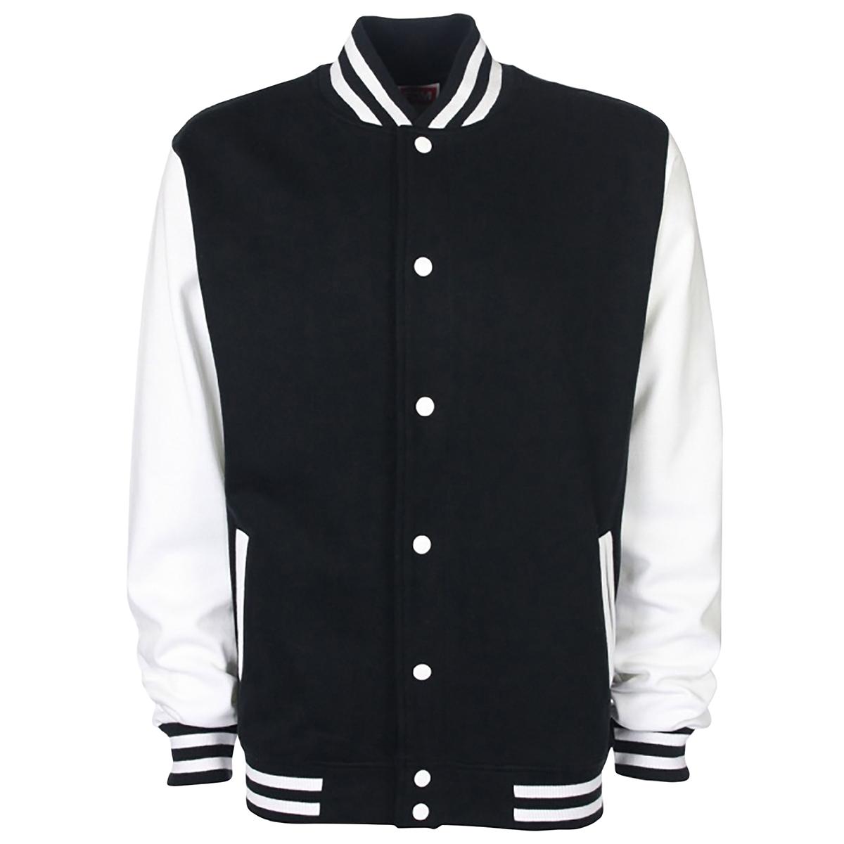 FDM Unisex varsity / university jacket (contrast mouwen)