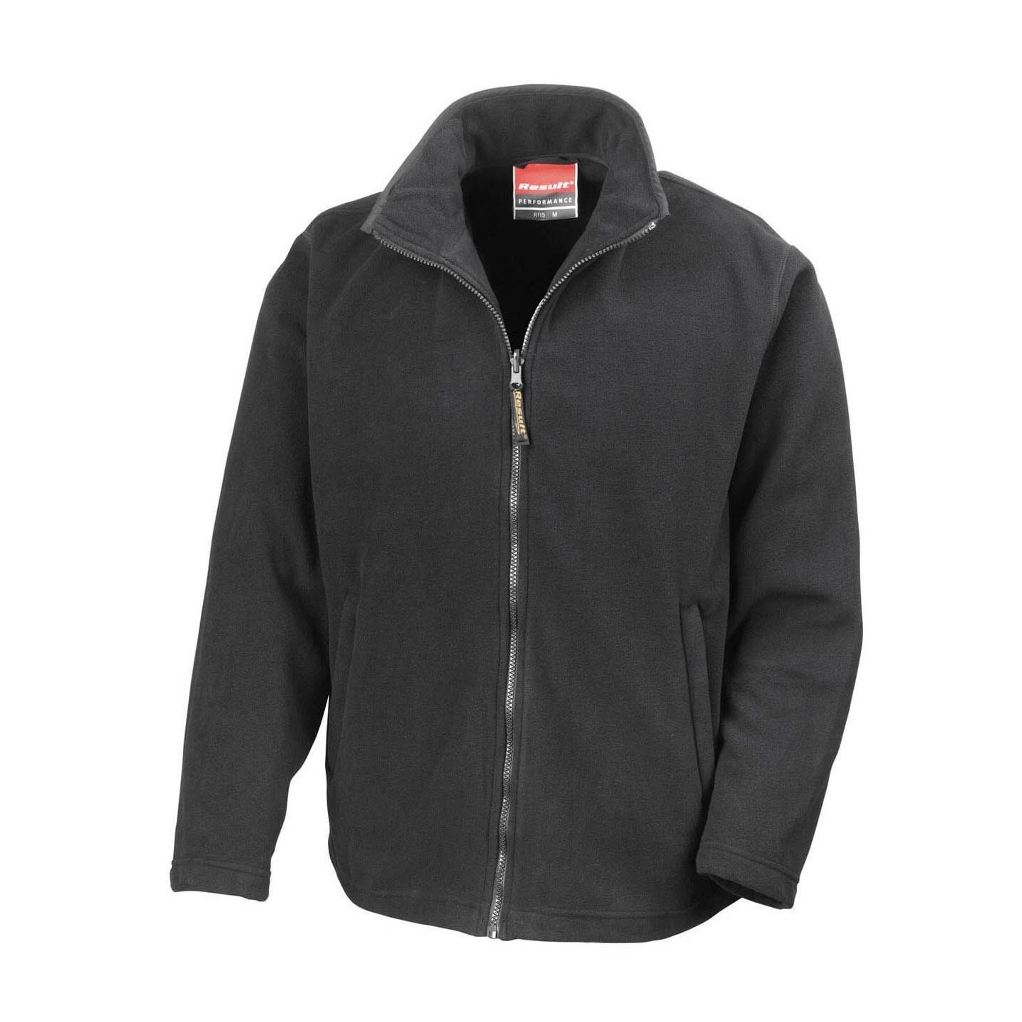 Result Heren hoogwaardig microfleece horizon douchebestendig ademend jasje