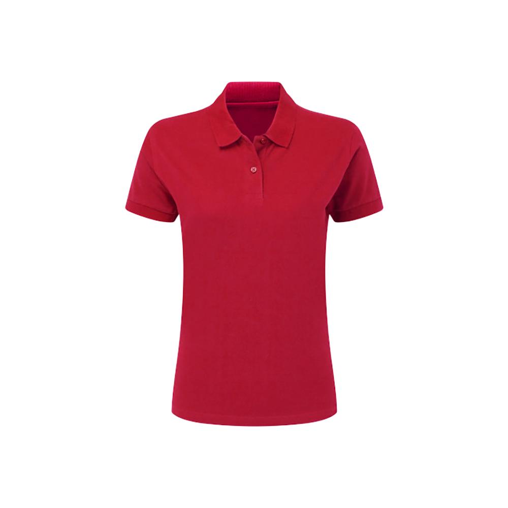 SG Dames poloshirt met korte mouwen van katoen