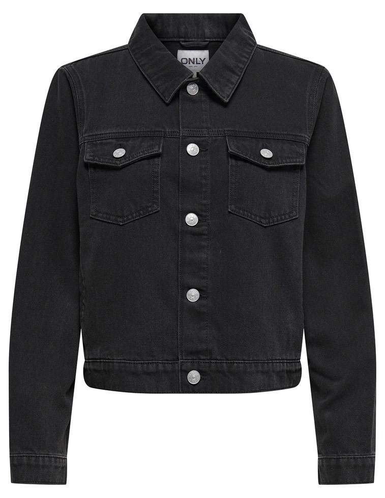 Only Onlrilla ls jacket akm dnm black denim