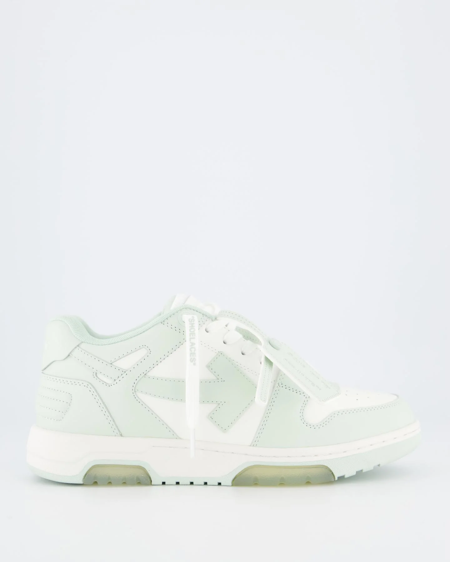 Off White Heren out of office white mint
