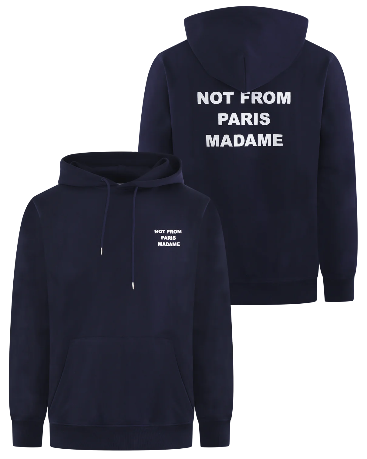 Drole De Monsieur Heren le hoodie slogan