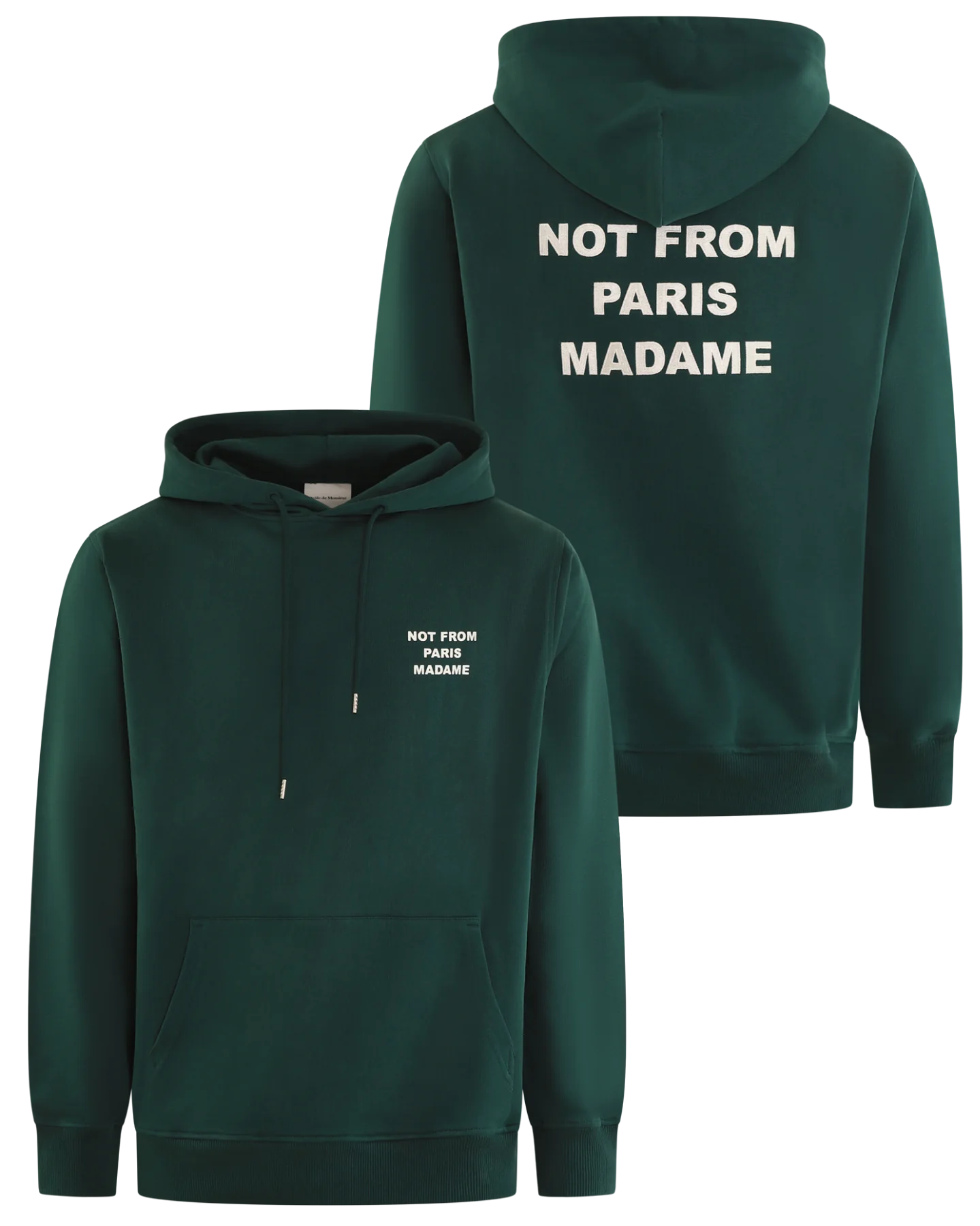 Drole De Monsieur Heren le hoodie slogan