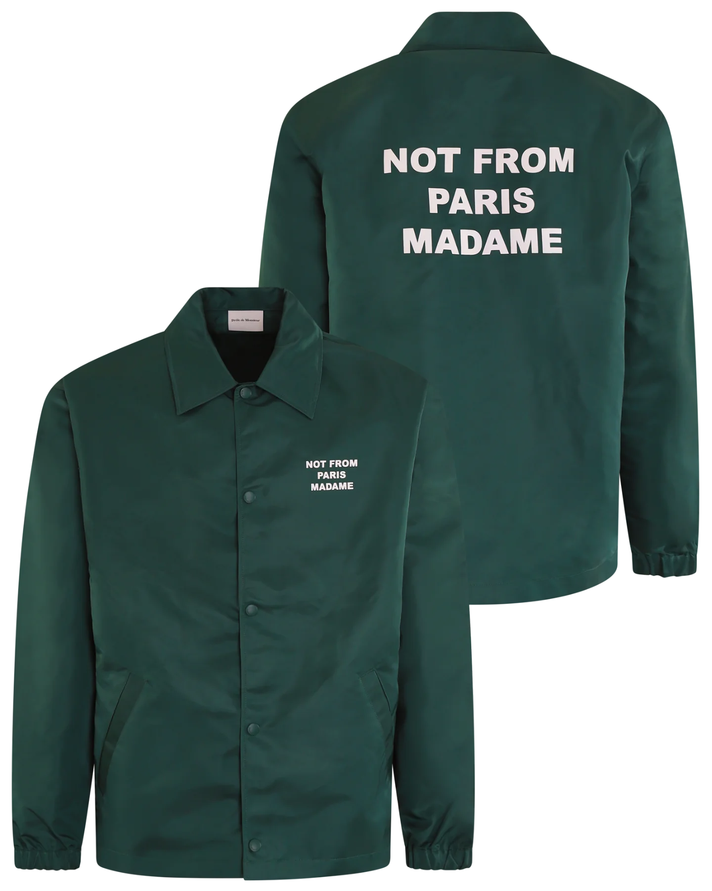 Drole De Monsieur Heren la veste slogan
