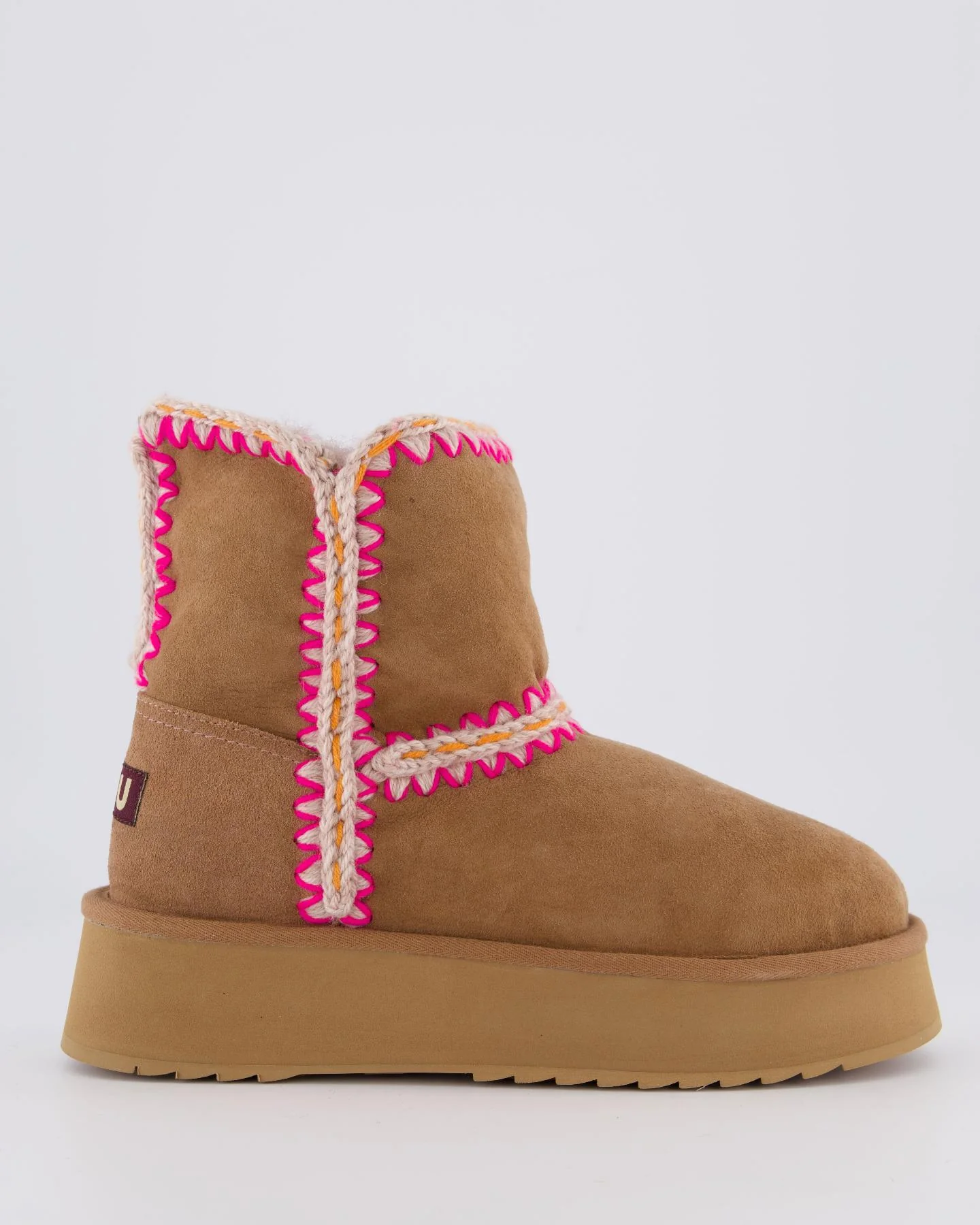 Mou Dames norfolk platform punk brown
