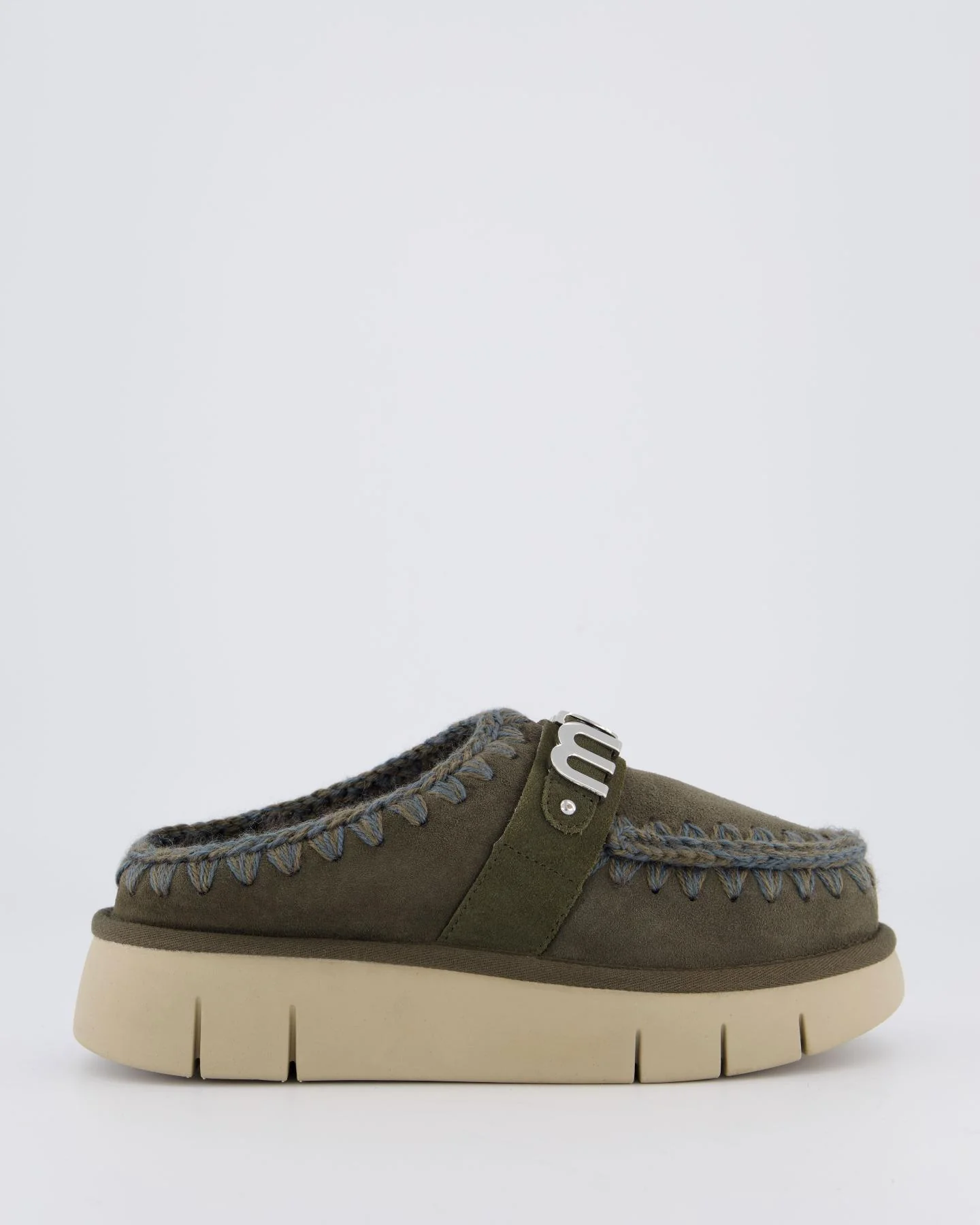 Mou Dames bounce clog black olive