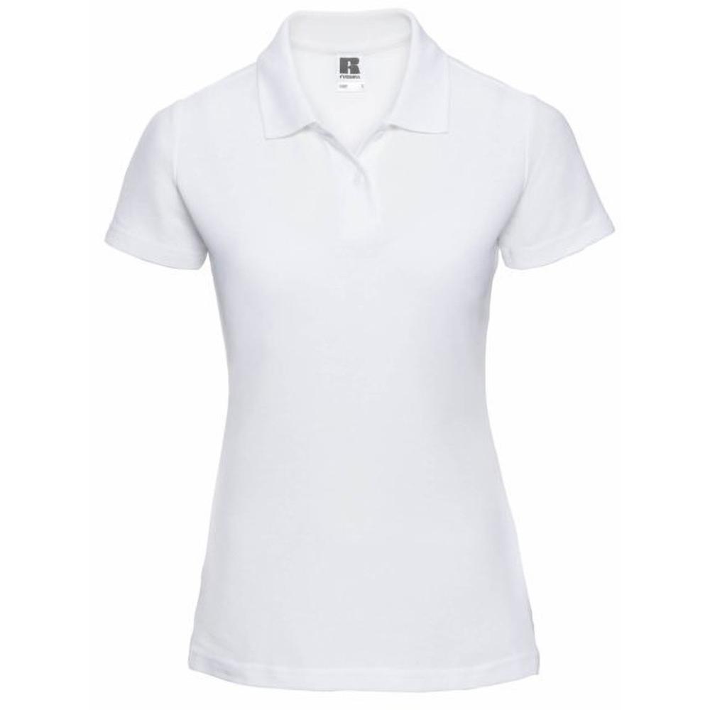 Jerzees Colours Dames 65/35 poloshirt met korte mouwen en harde kraagpijpen