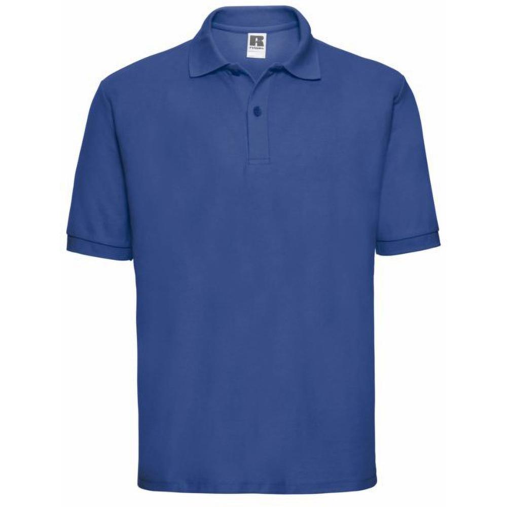 Jerzees Colours Russell mens klassiek poloshirt met korte mouwen van katoen