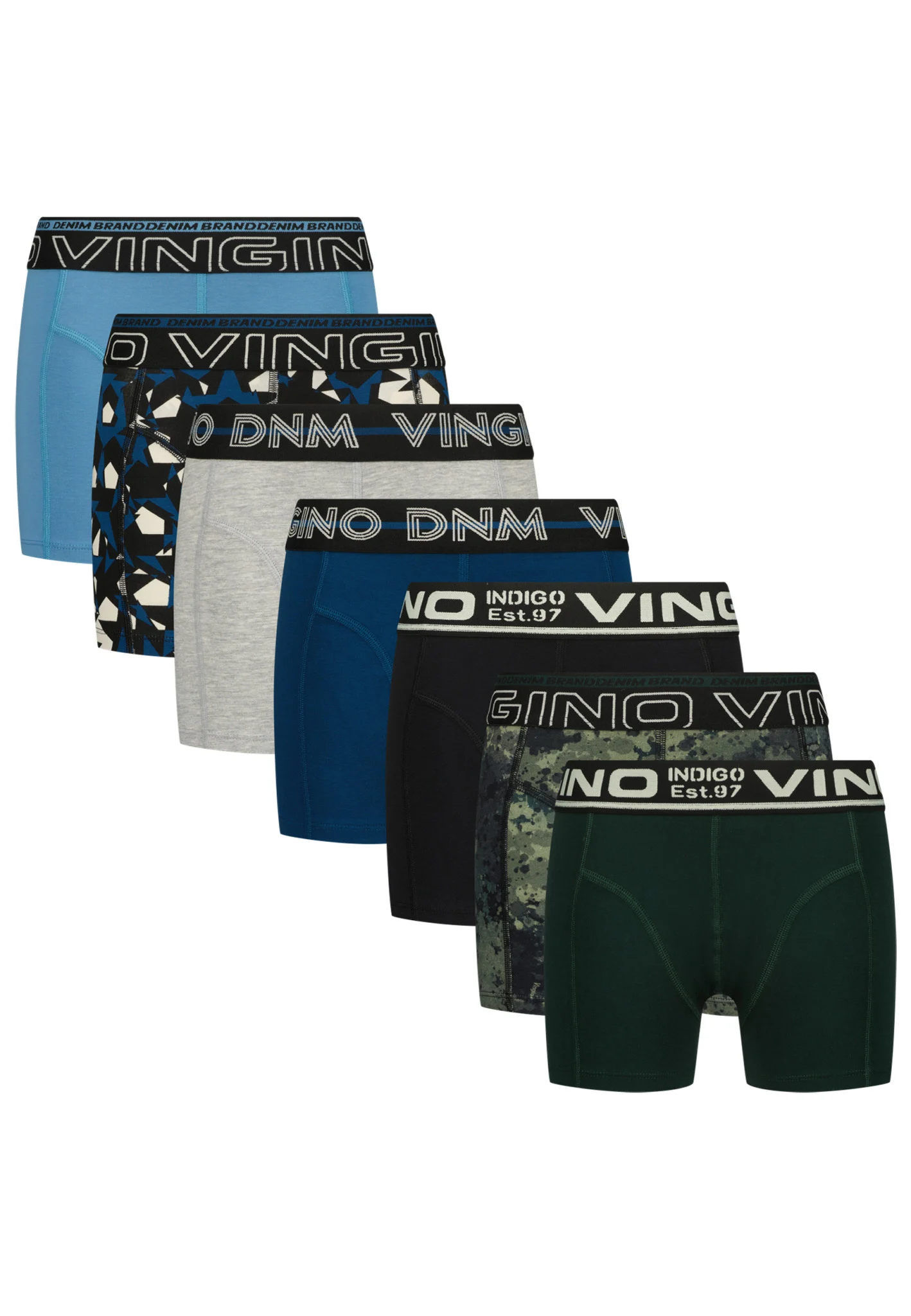 Vingino Jongens ondergoed 7-packboxers gift racing