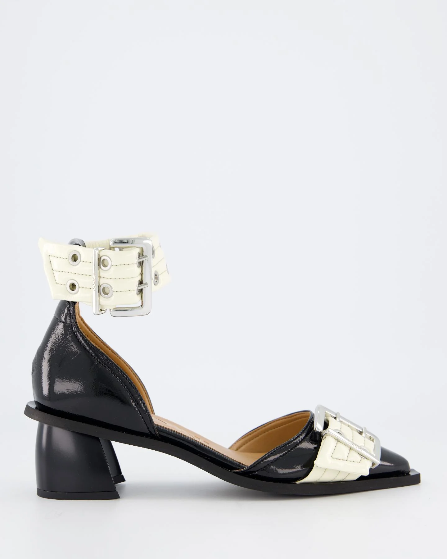 Ganni Dames chunky buckle open cut